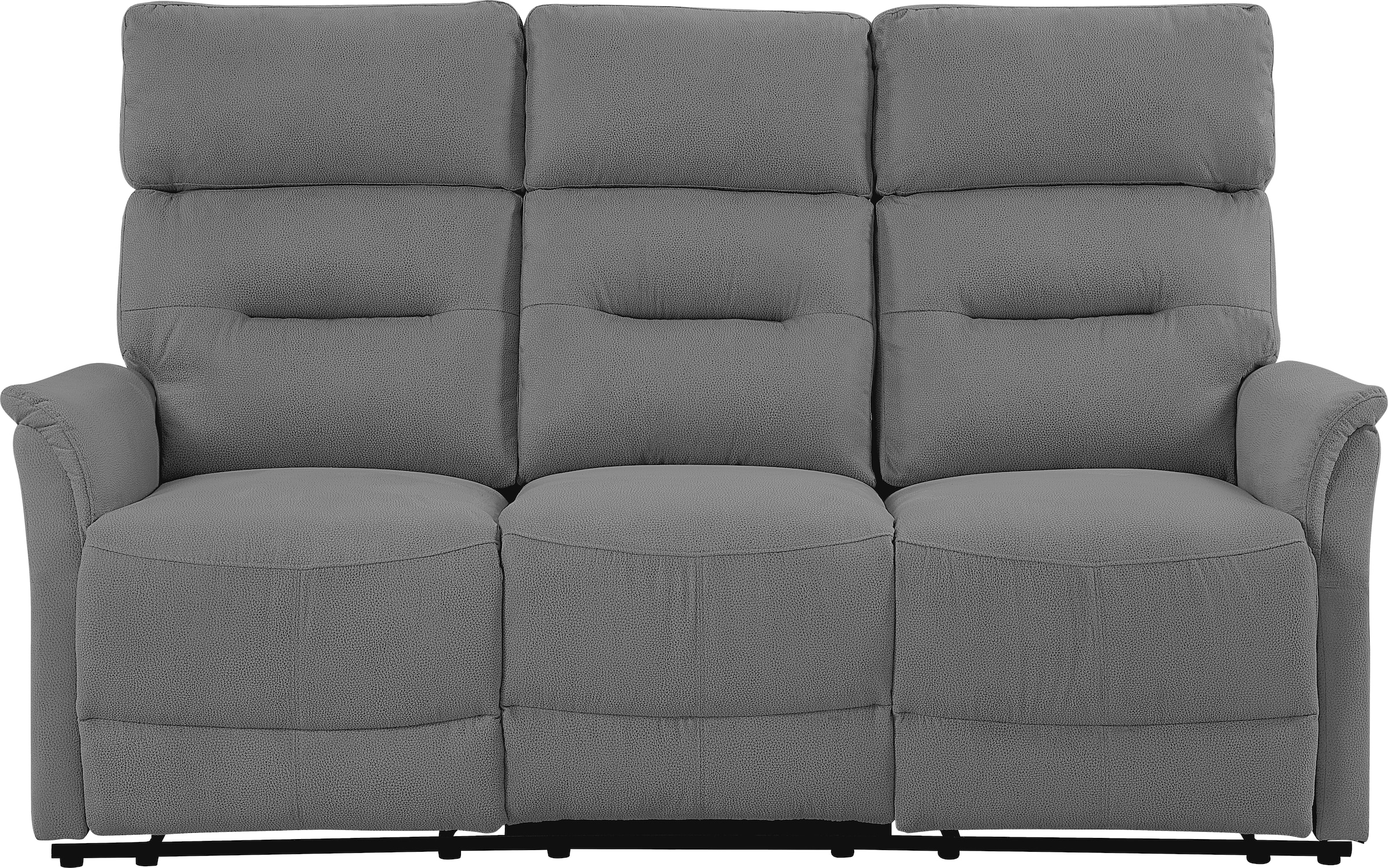 ATLANTIC home collection 3-Sitzer »Falk«, Zwei Relaxfunktionen, klappbare Konsole mit Getränkehalter