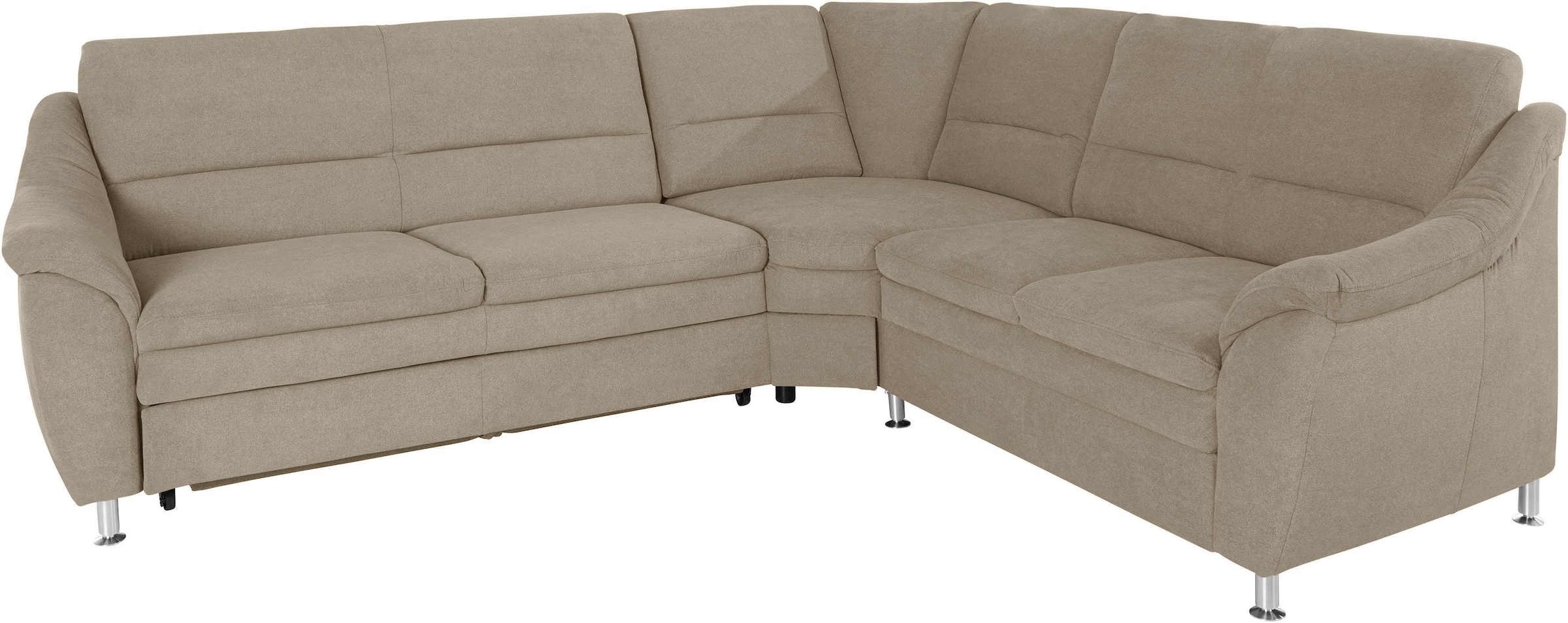 Places of Style Ecksofa »Cardoso L-Form«, mit Trapezecke für mehr Sitzkomfort, wahlweise auch mit Bettfunktion