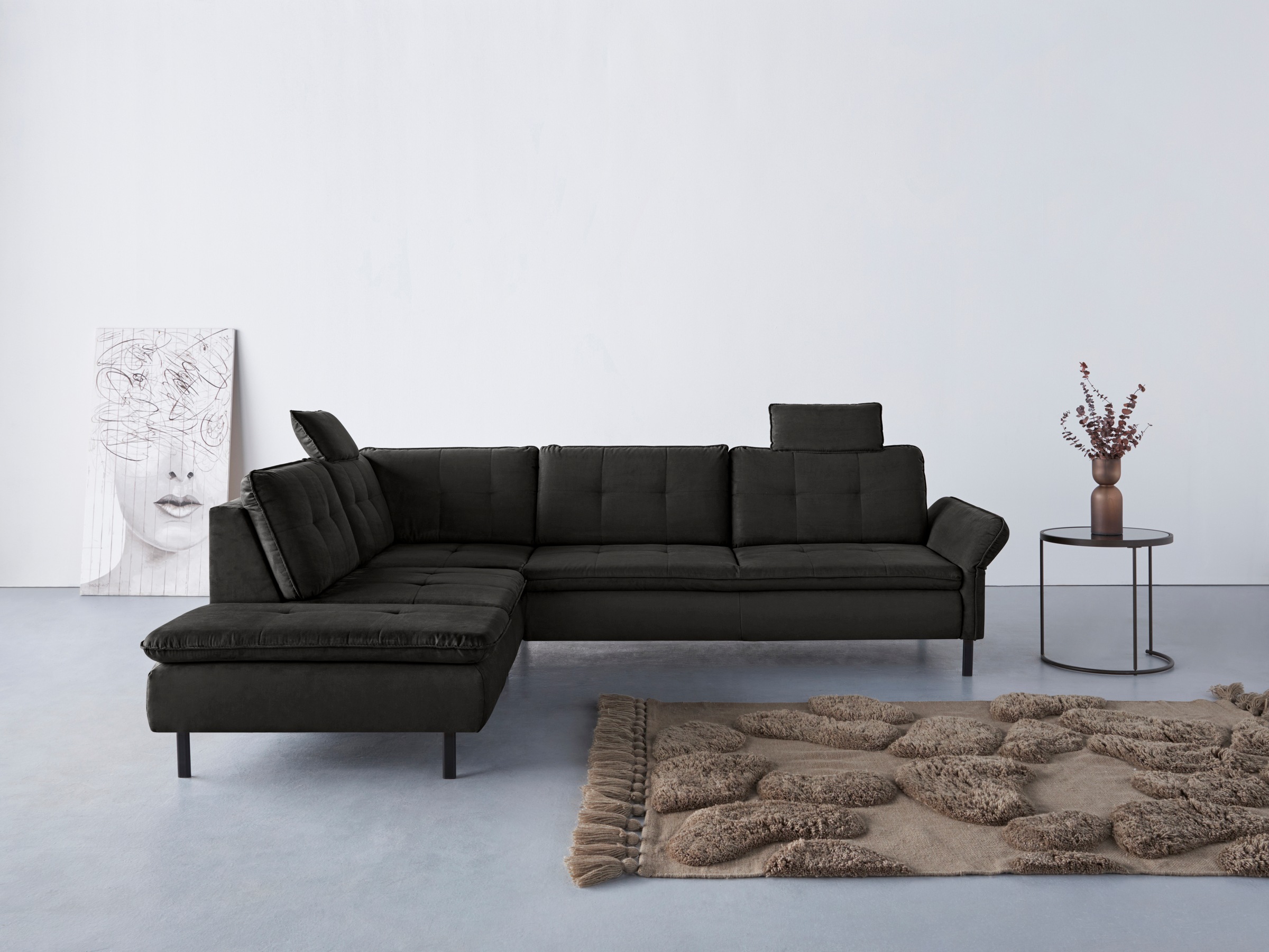 Ecksofa »Birkholm L-Form«, Armlehnverstellung, auch in Easy Clean Bezug - mit Wasser...