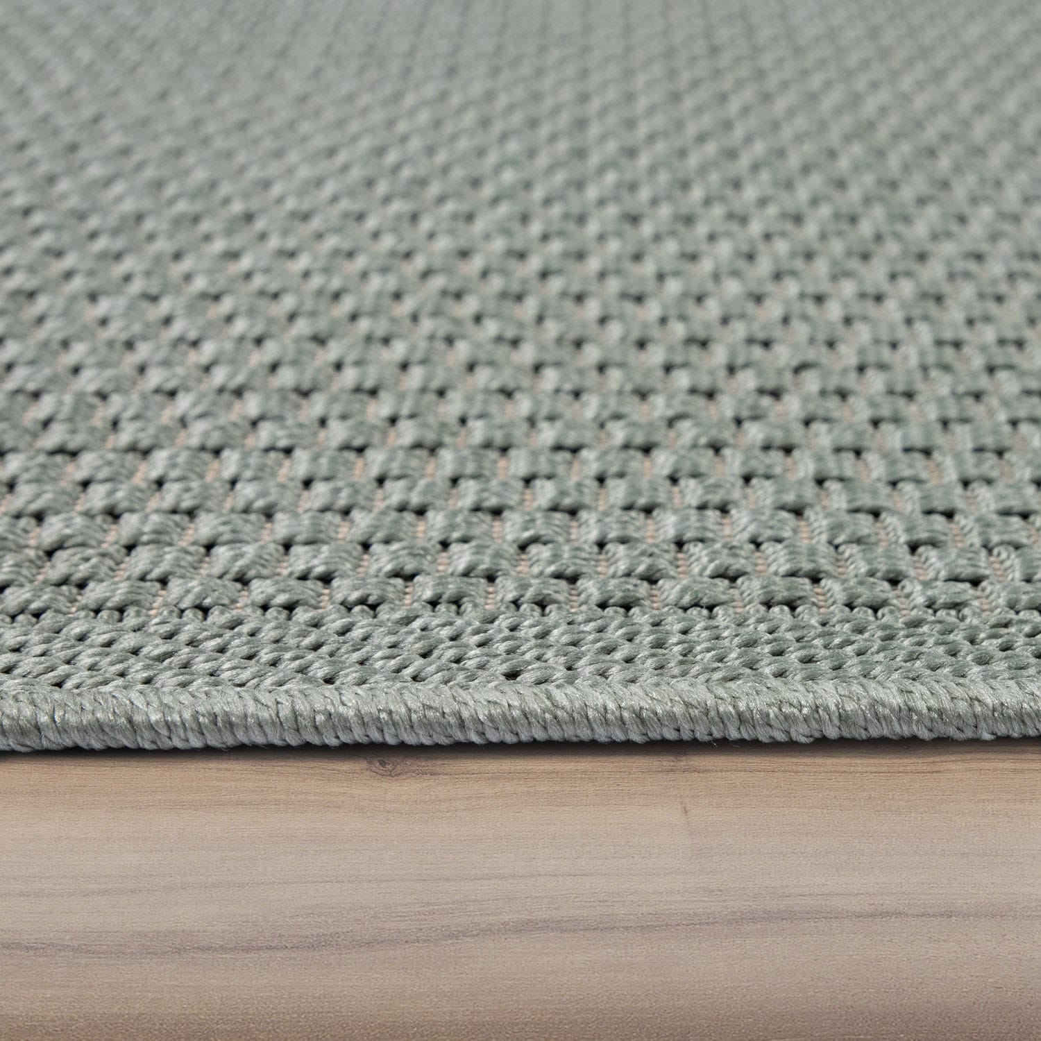 Paco Home Teppich »Timber 125«, rechteckig, 4 mm Höhe, Flachgewebe, Sisal Optik, auch als Läufer, In- und Outdoor geeignet