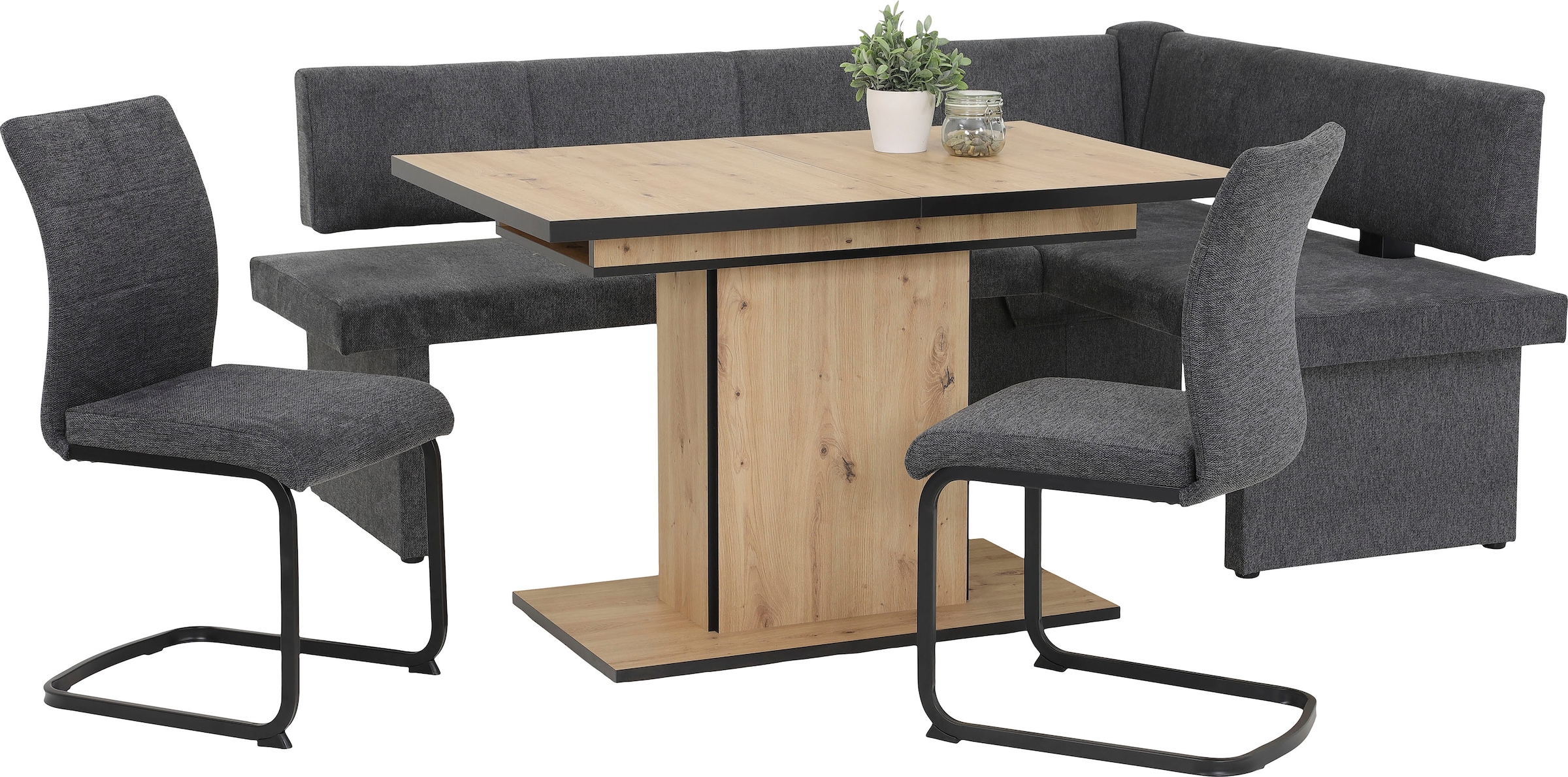 HELA Esstisch »Ariana Bestseller, Tisch, Küchentisch, Auszugstisch«, durch innenliegende Einlegeplatten ausziehbar 120-160 cm