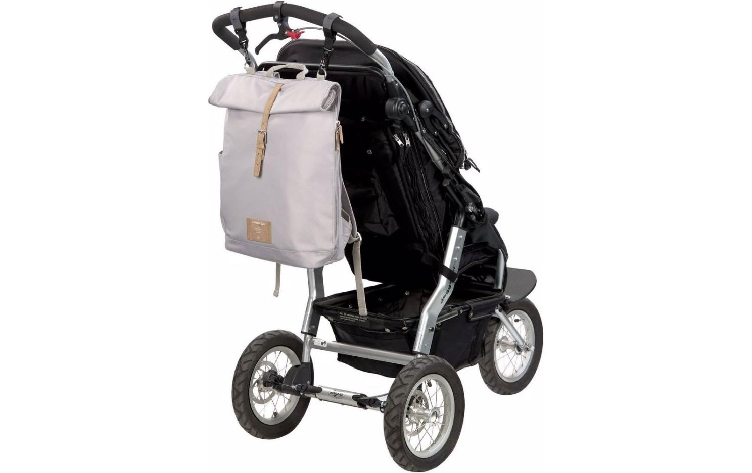 LÄSSIG Wickelrucksack »Rolltop Grey«