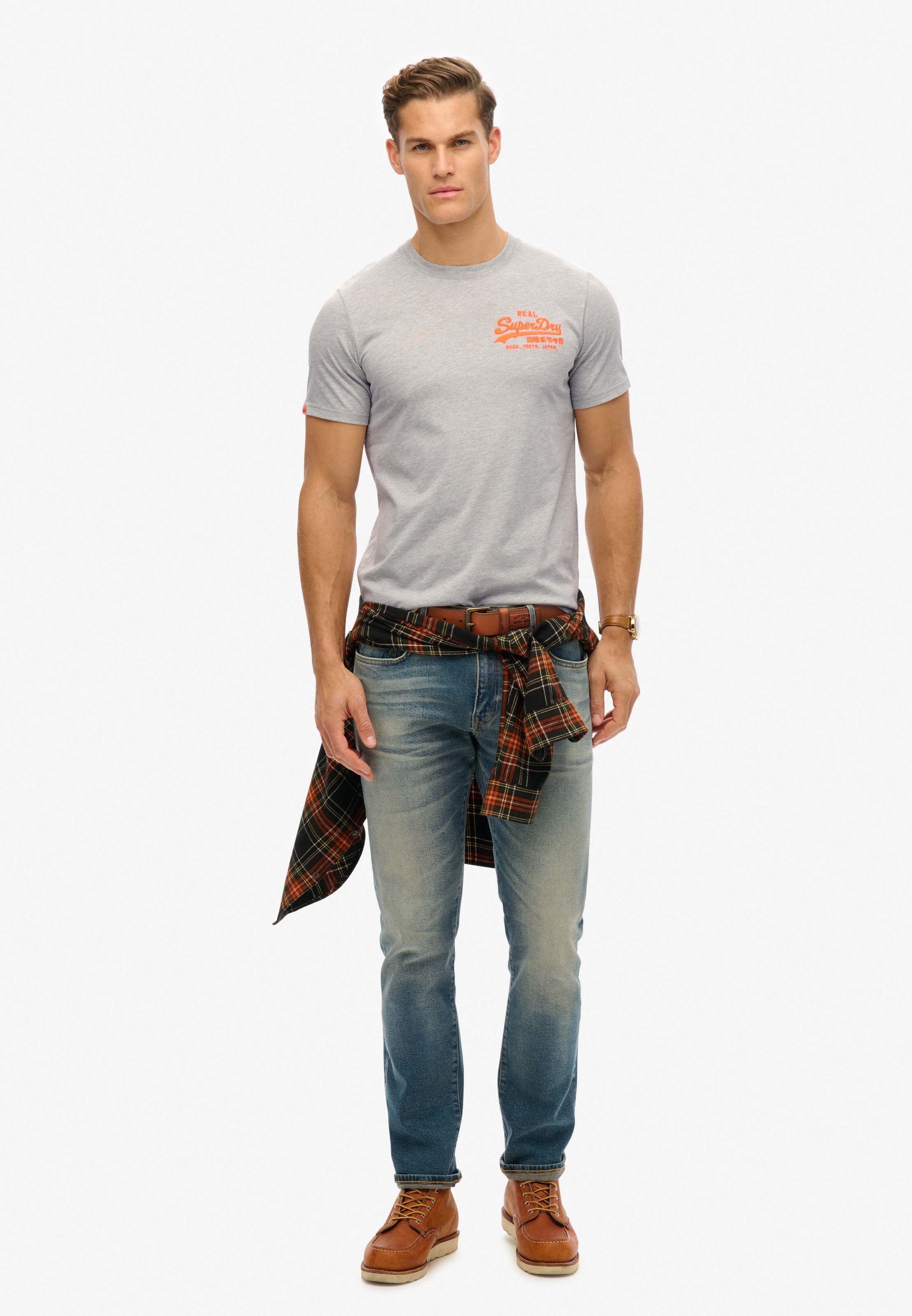 Superdry Rundhalsshirt »VL EMBROIDERED RELAXED TEE«