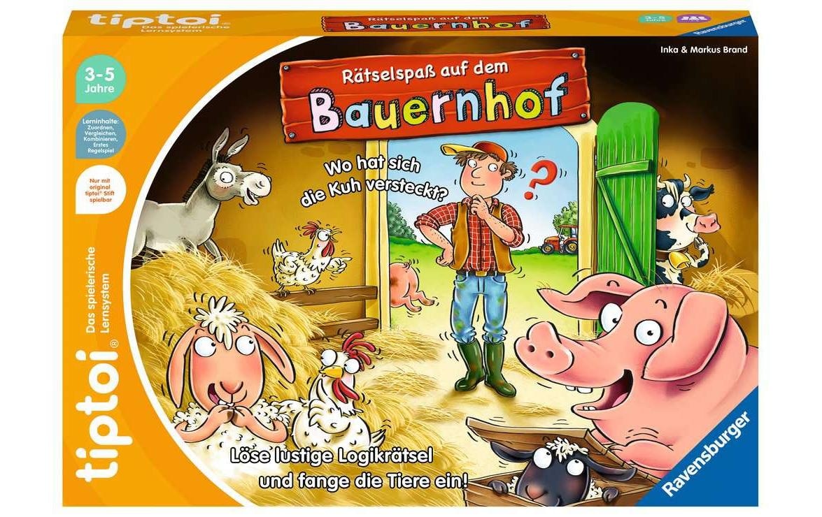 Ravensburger Spiel »tiptoi Rätselspass auf dem Bauernhof«