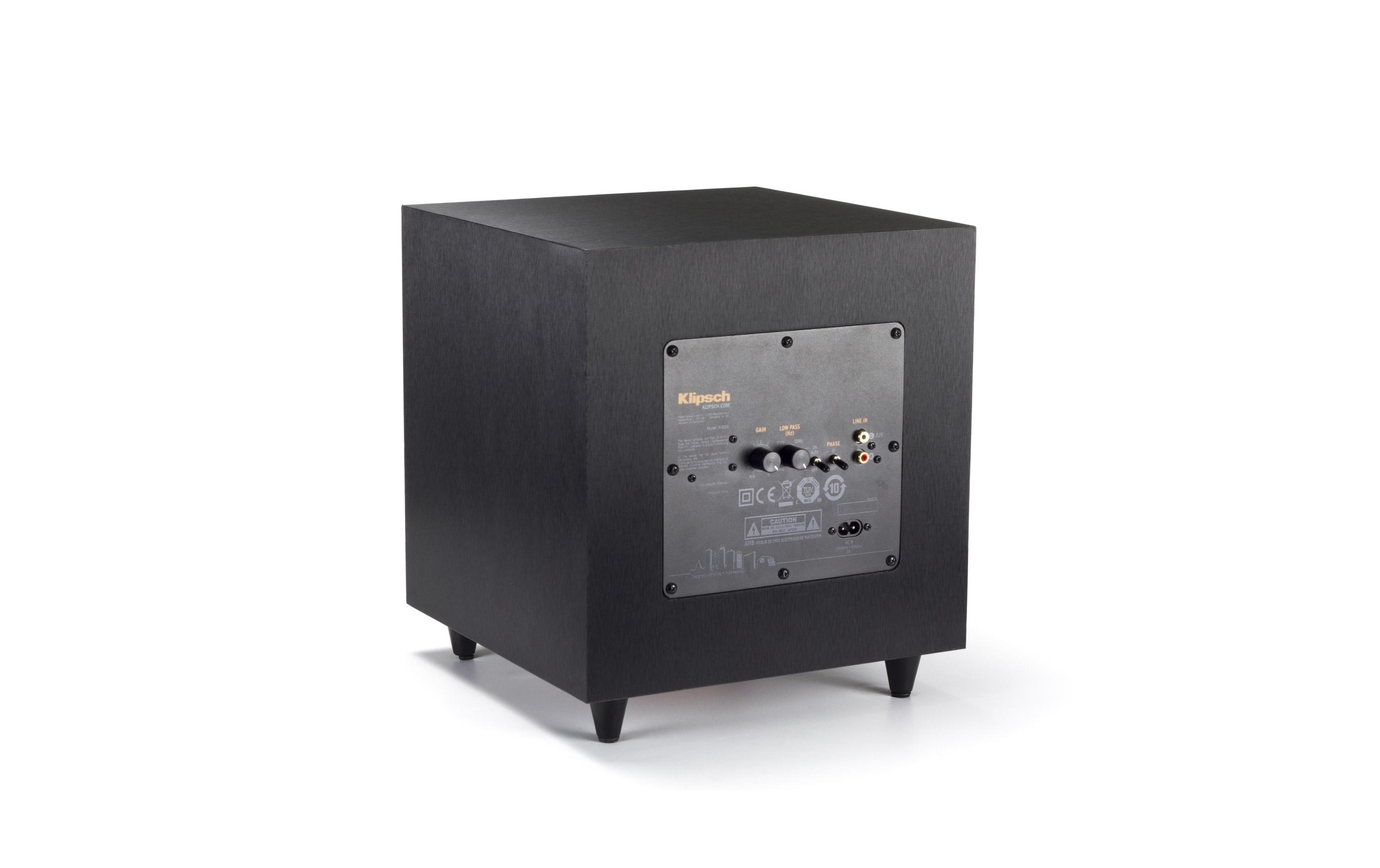 Klipsch Subwoofer »R-8SW Schwarz«