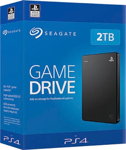 Seagate externe Gaming-Festplatte »Game Drive für PS4 2TB + 10€ Steam Gutschein«, Anschluss USB 3.0