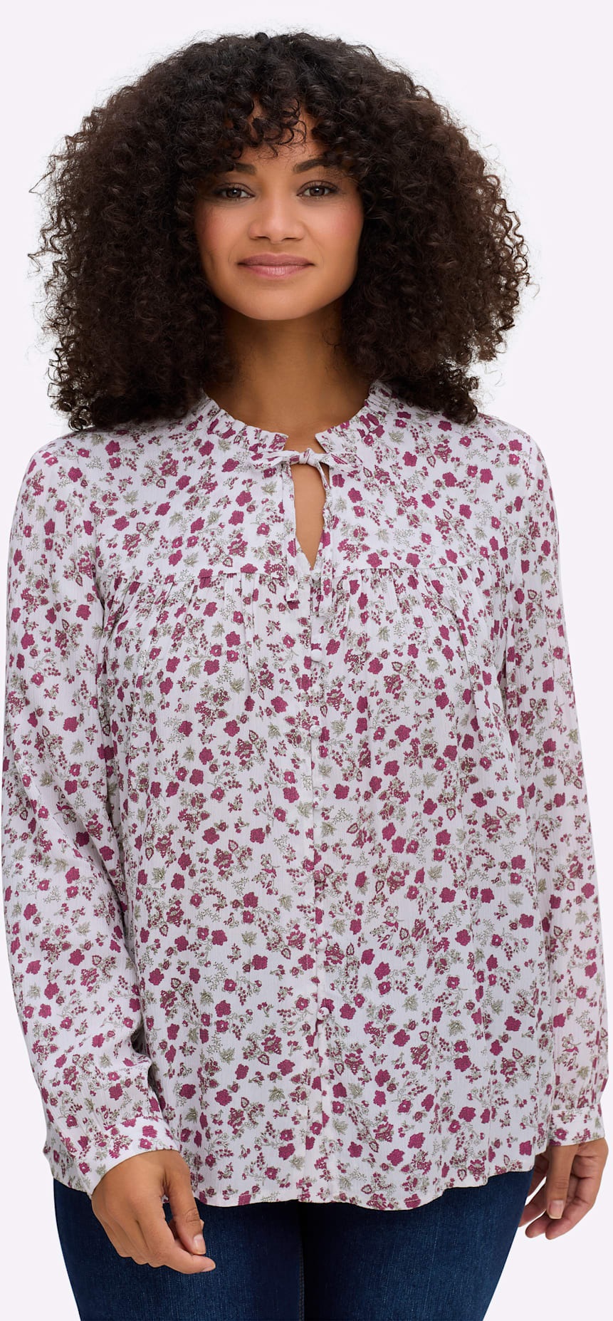 Sheego Druckbluse