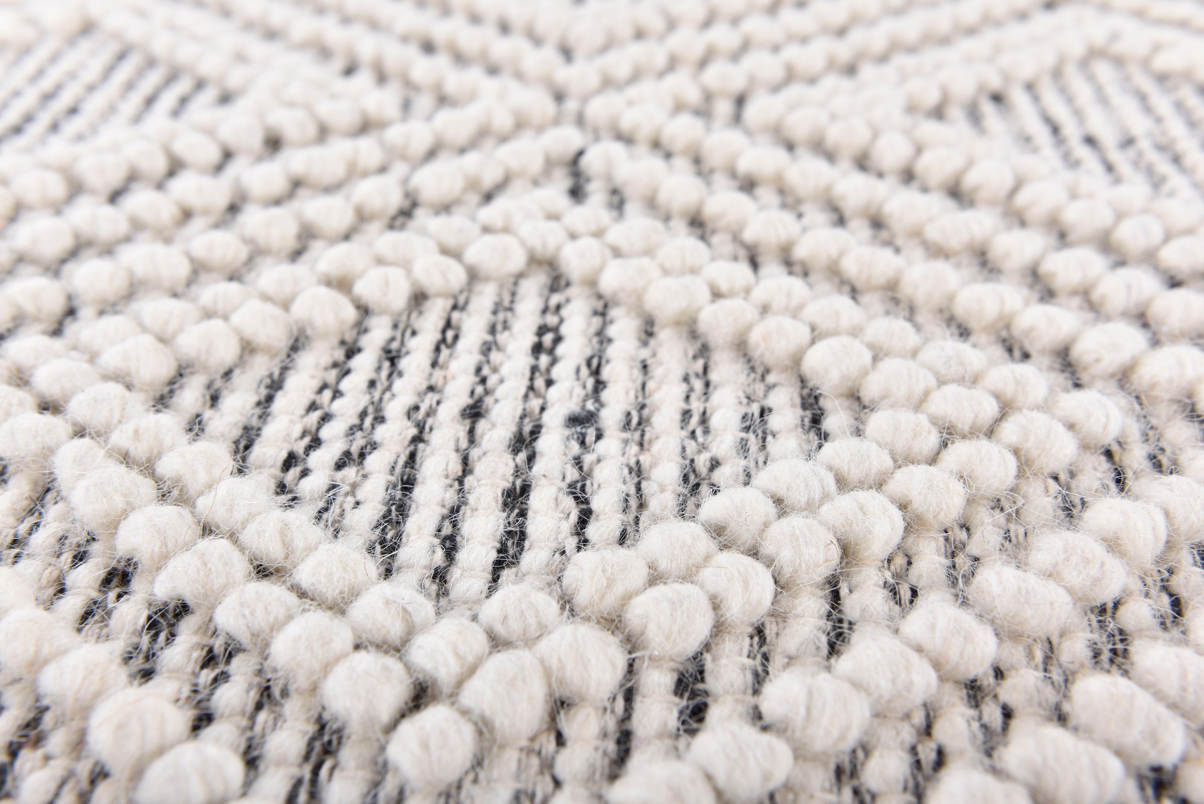 »Visby Design, im Wolle, ❤ THEKO Jelmoli-Online Teppich, Rauten - reine handgewebt, Wollteppich 702«, Fransen mit Handweb Shop kaufen rechteckig,
