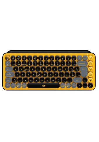 Wireless-Tastatur »POP Keys Blast Yellow«