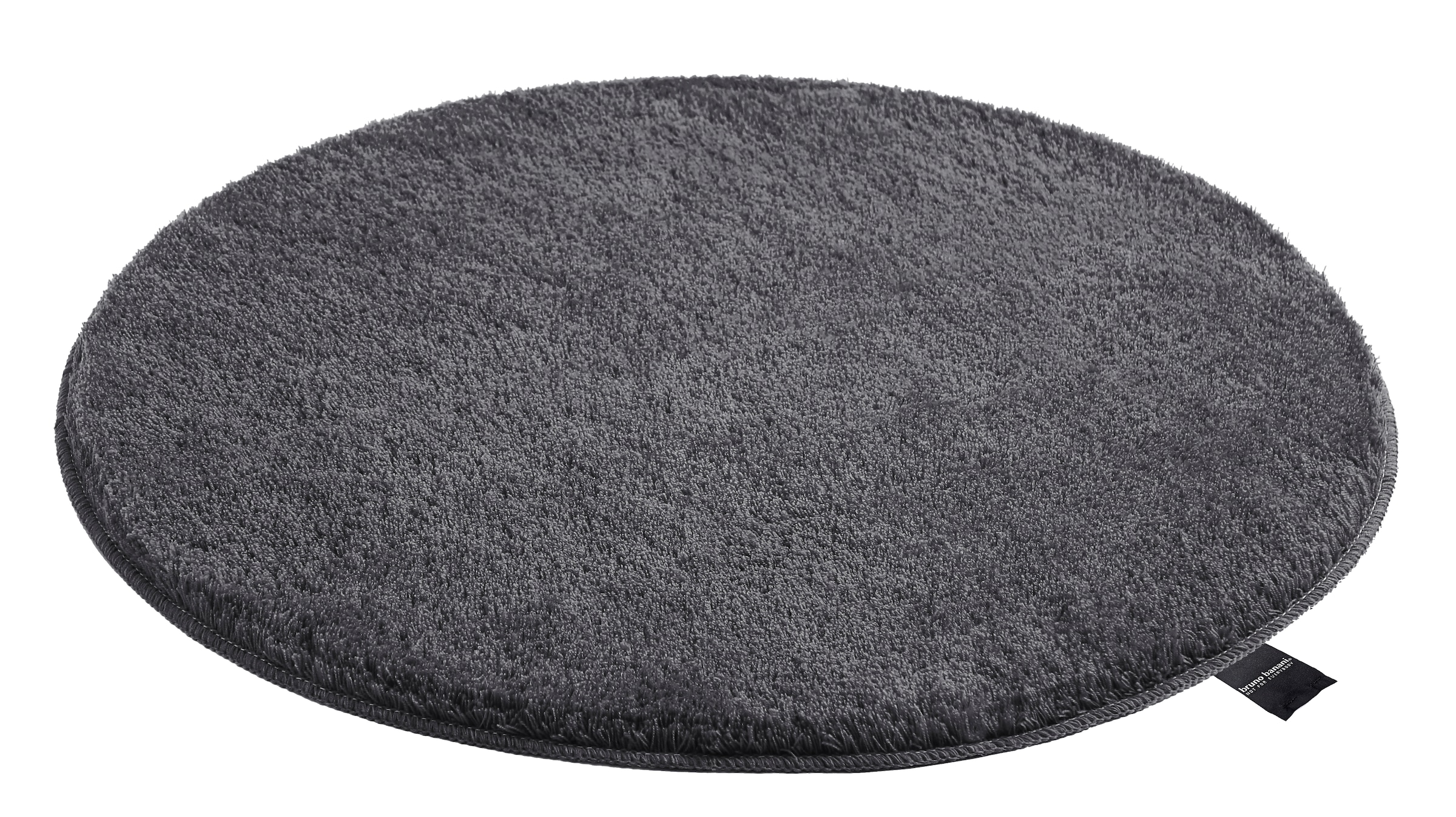 Bruno Banani Badematte »Lana, Badvorleger, Badezimmer Teppich«, rutschhemmend beschichtet, fussbodenheizungsgeeignet-schnell trocknend-strapazierfähig, Badteppich, Badematten, unifarben, auch als 3 teiliges Set & rund