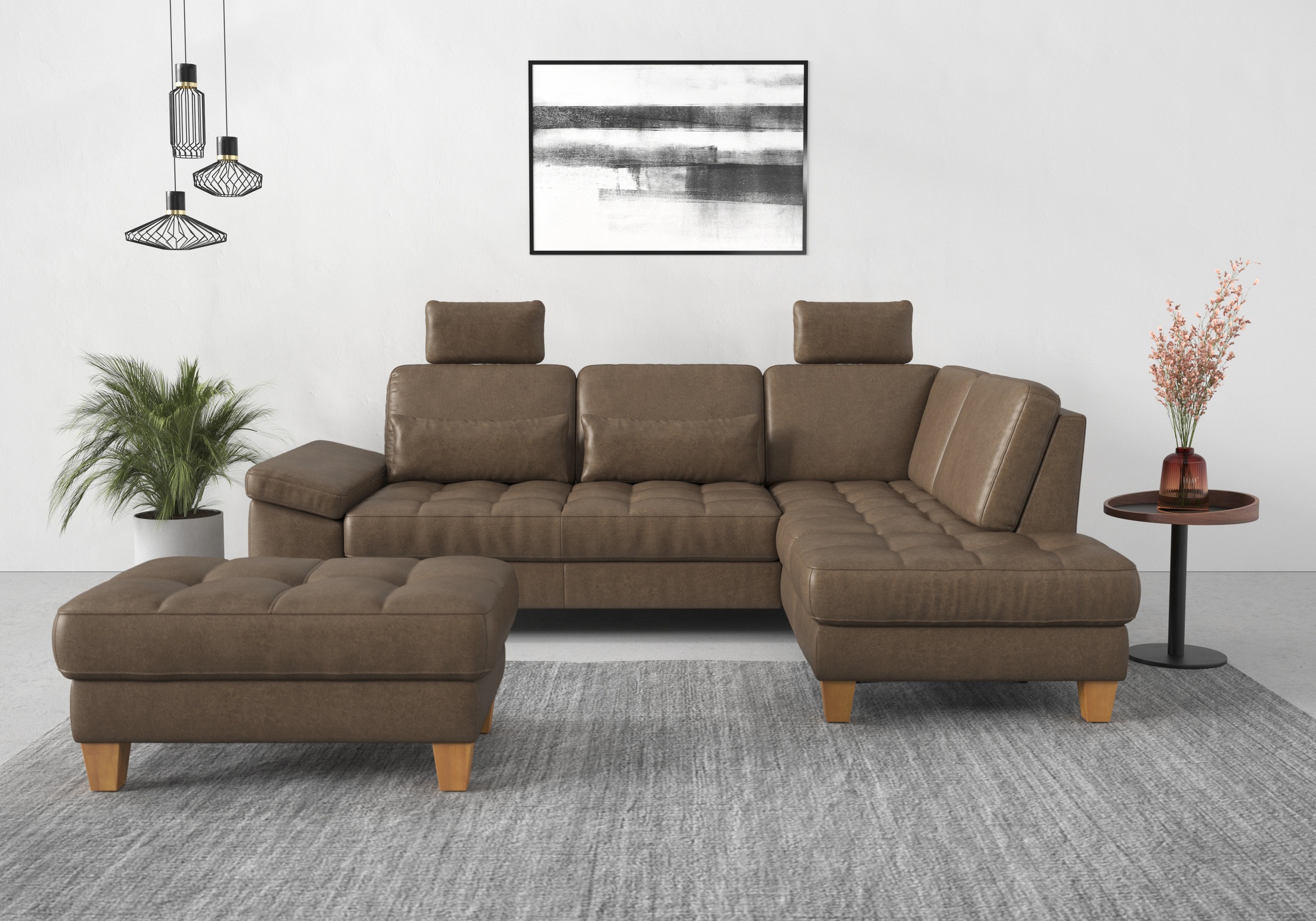 sit&more Stauraumhocker »Westham«, wahlewise mit/ohne Federkern