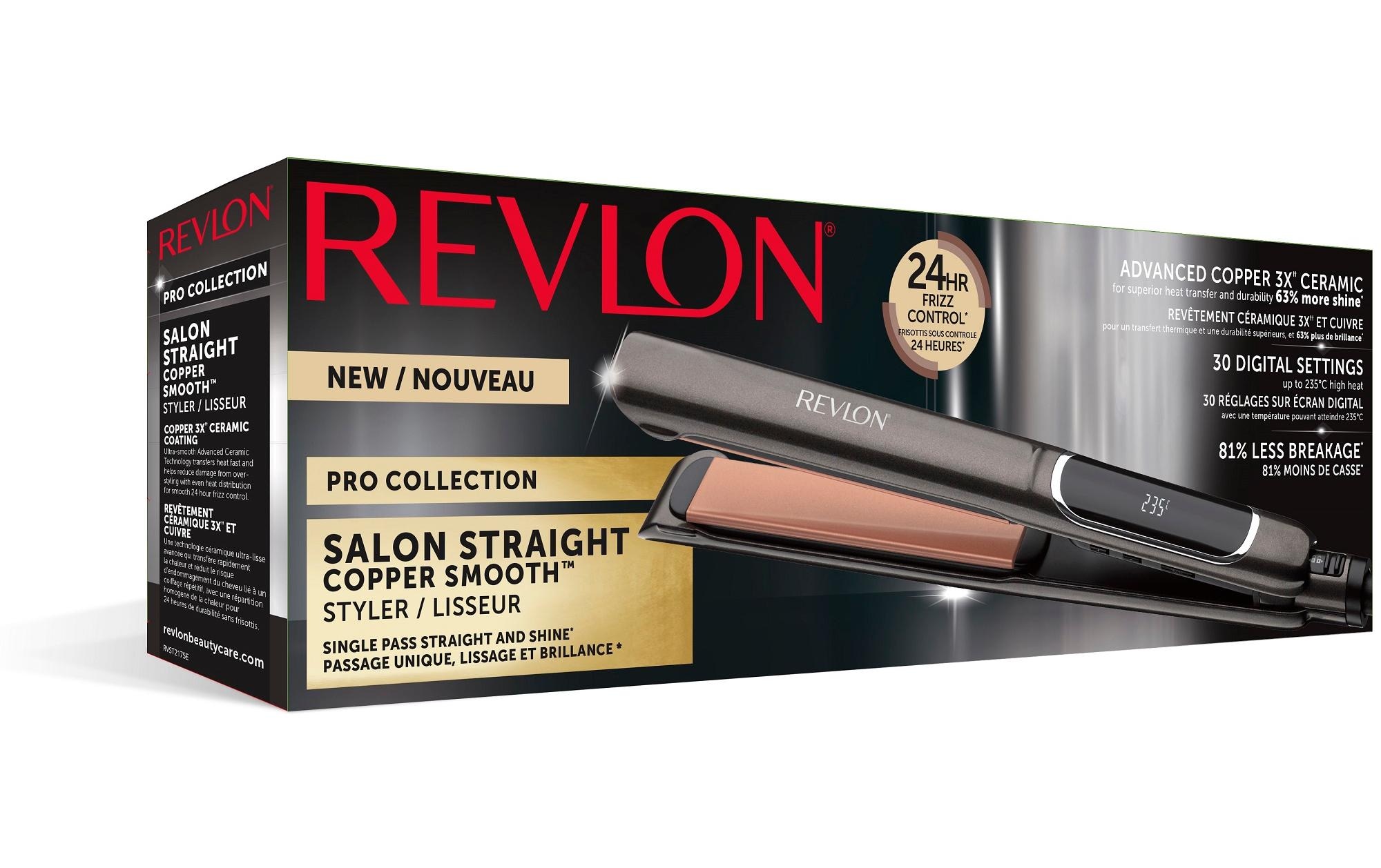❤ Revlon Glätteisen Straight kaufen »Salon Jelmoli-Online im Shop Copper«, Keramik-Beschichtung