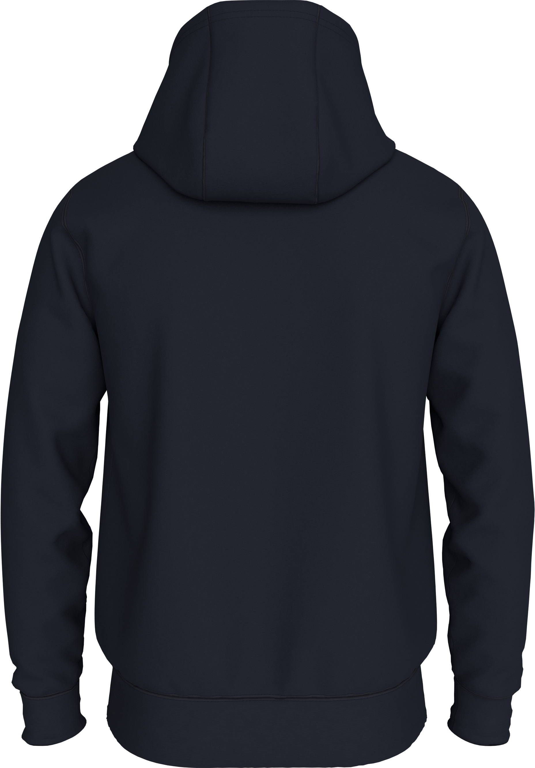 Tommy Hilfiger Kapuzensweatshirt »HILFIGER CHEST INSERT HOODY mit Kapuze und Logoschriftzug«, unifarben, casual, regular fit, Baumwollmix, Kapuze