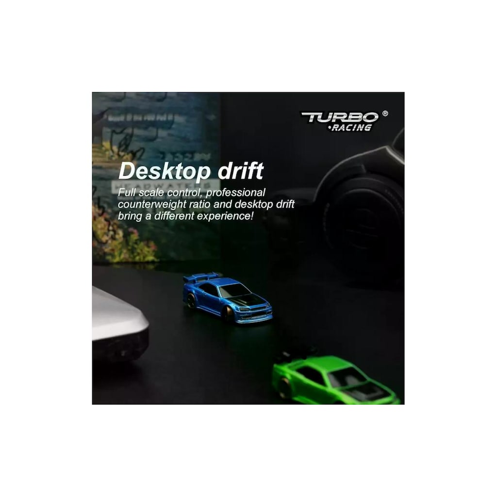 RC-Auto »Turbo Racing Micro Drift C64, Blau«