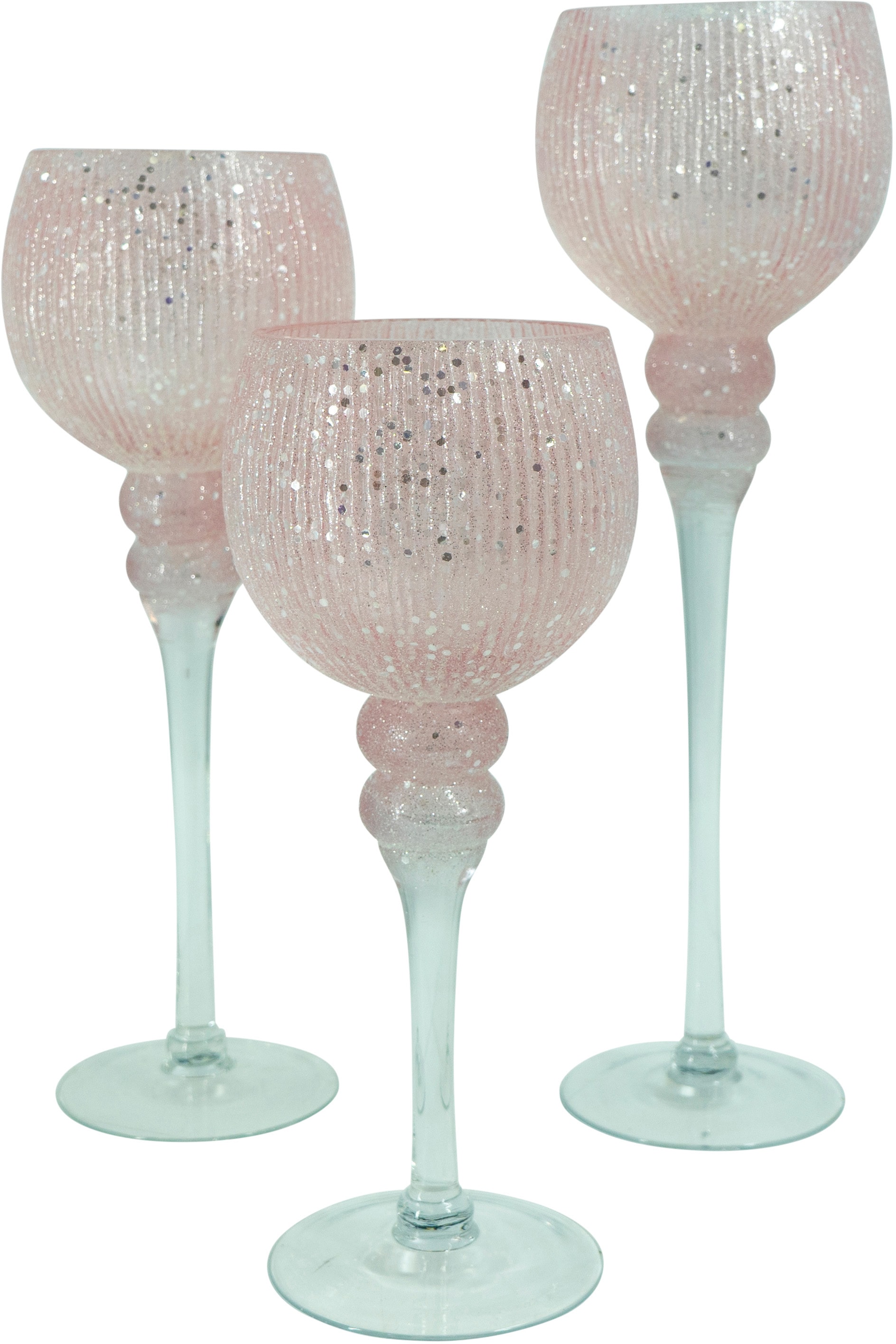 | kaufen (Set, Kerzenhalter aus Weihnachtsdeko«, 3 Jelmoli-Versand Glas LIVING »Florenz, NOOR St.), online
