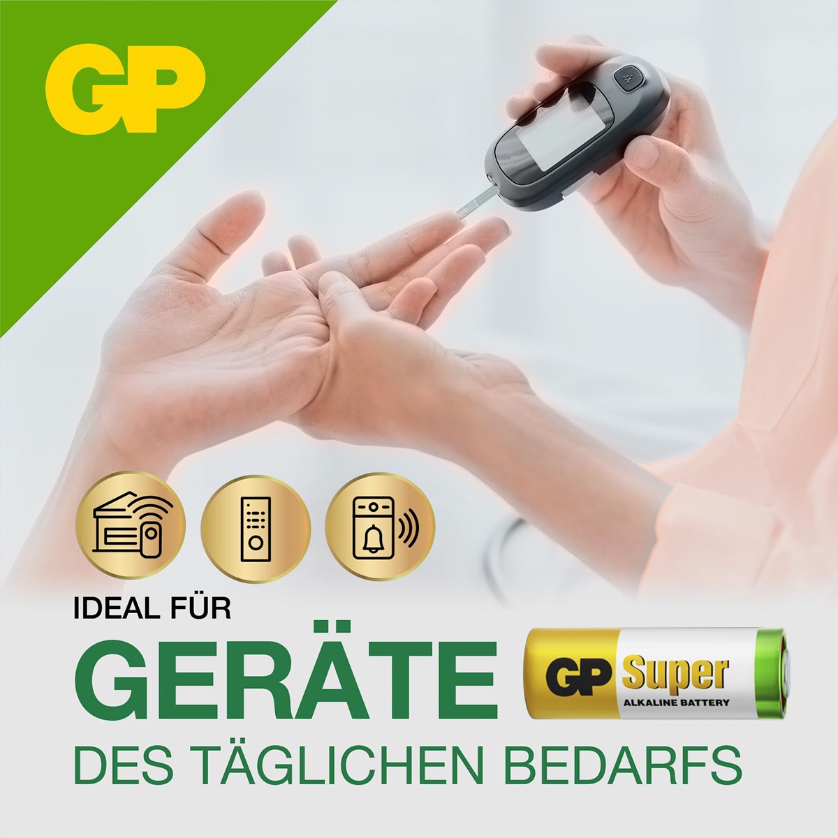 GP Batteries Akku-Ladestation »GP Super Batteries Alkaline N-Lady 2x, 1,5V«