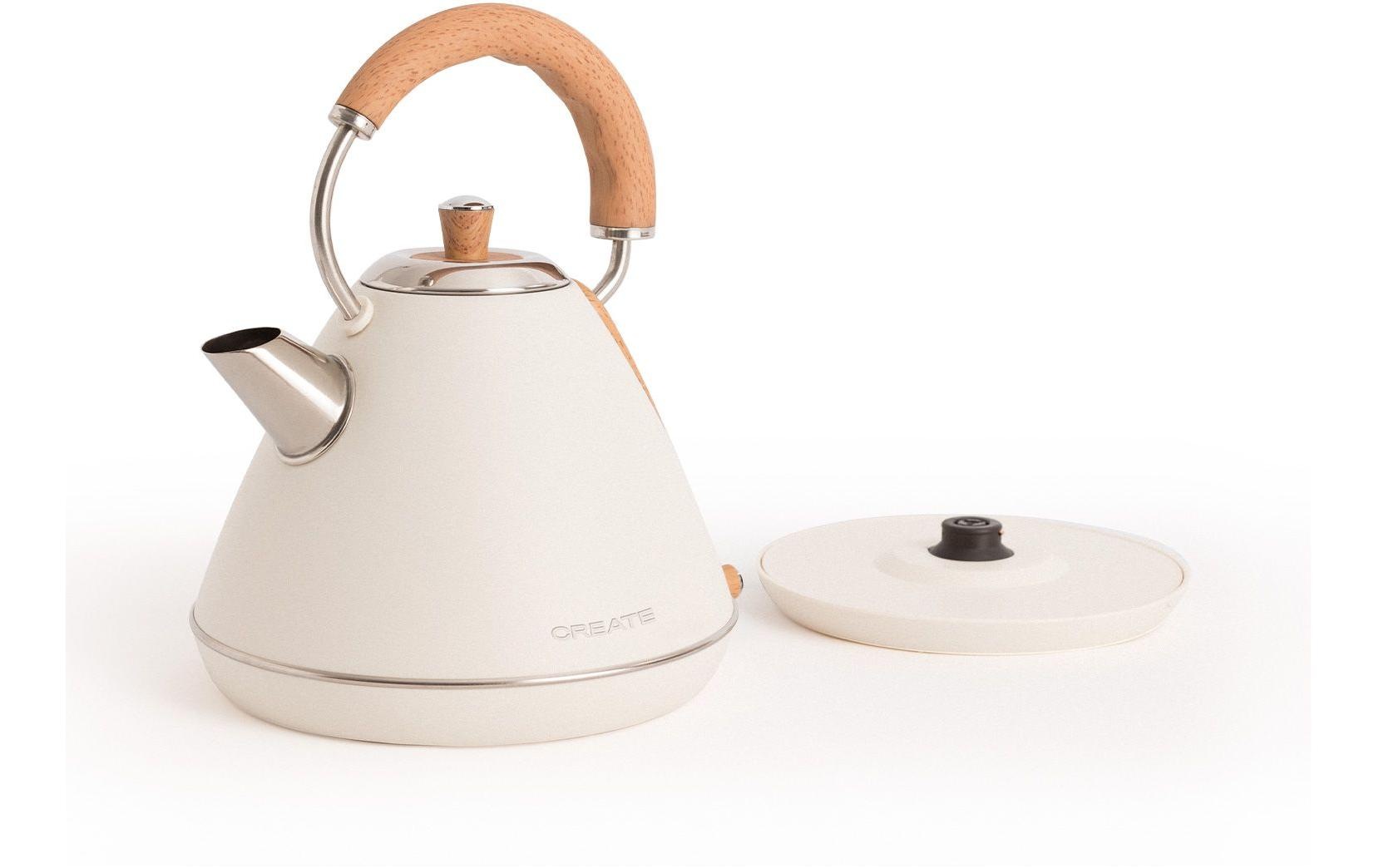 Wasserkocher »Create Retro L 45474 l, Crème«, 1,7 l, 2200 W
