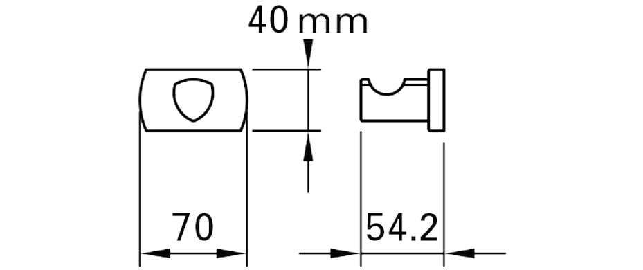 diaqua® Handtuchhaken