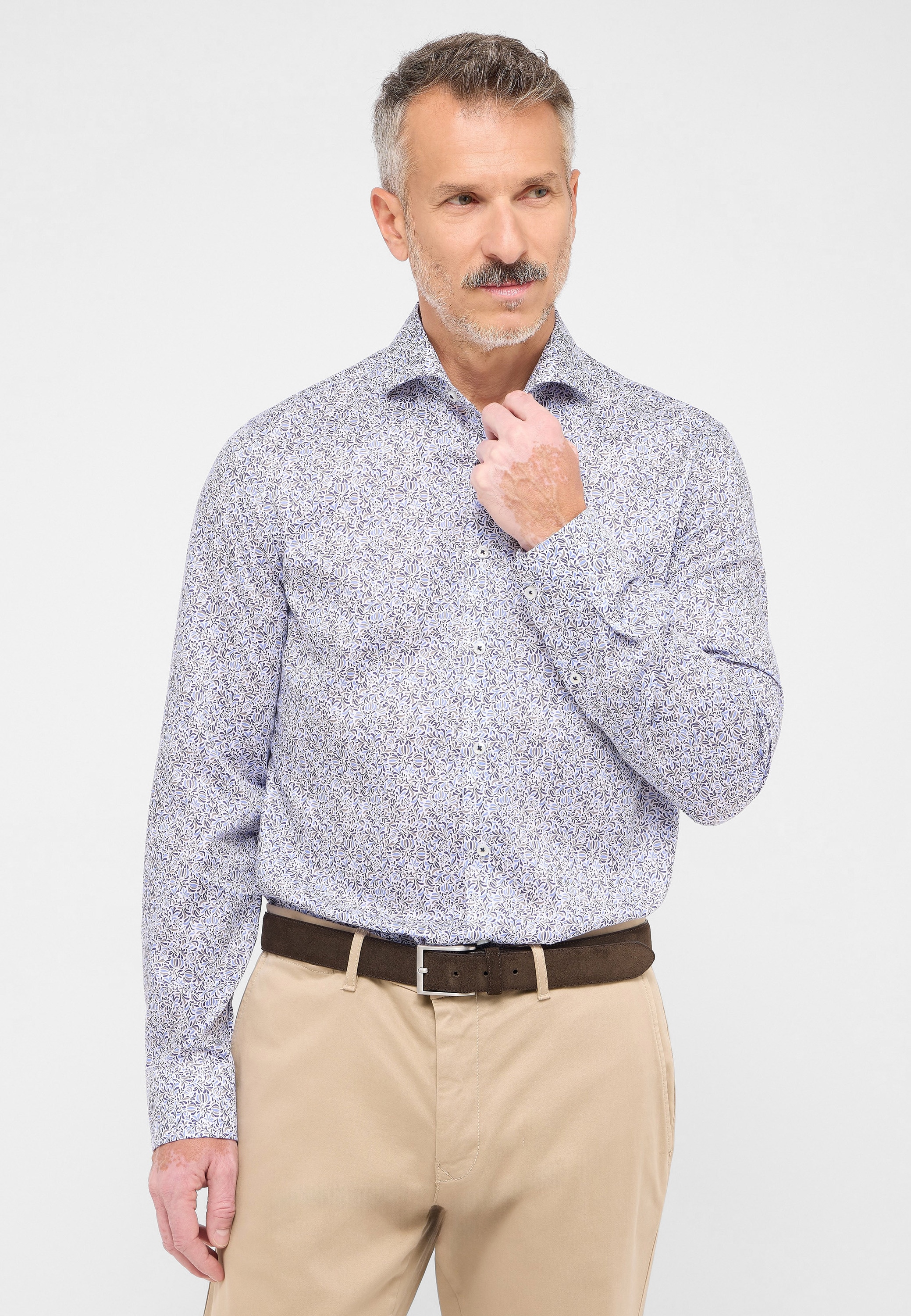 Eterna Langarmhemd »SLIM FIT« NON IRON (bügelfrei)