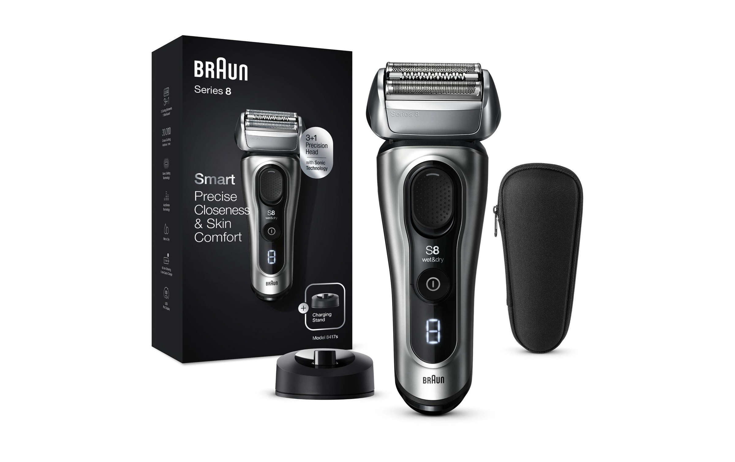 Braun Elektrogesichtshaarentferner »Series 8 8417s« kaufen