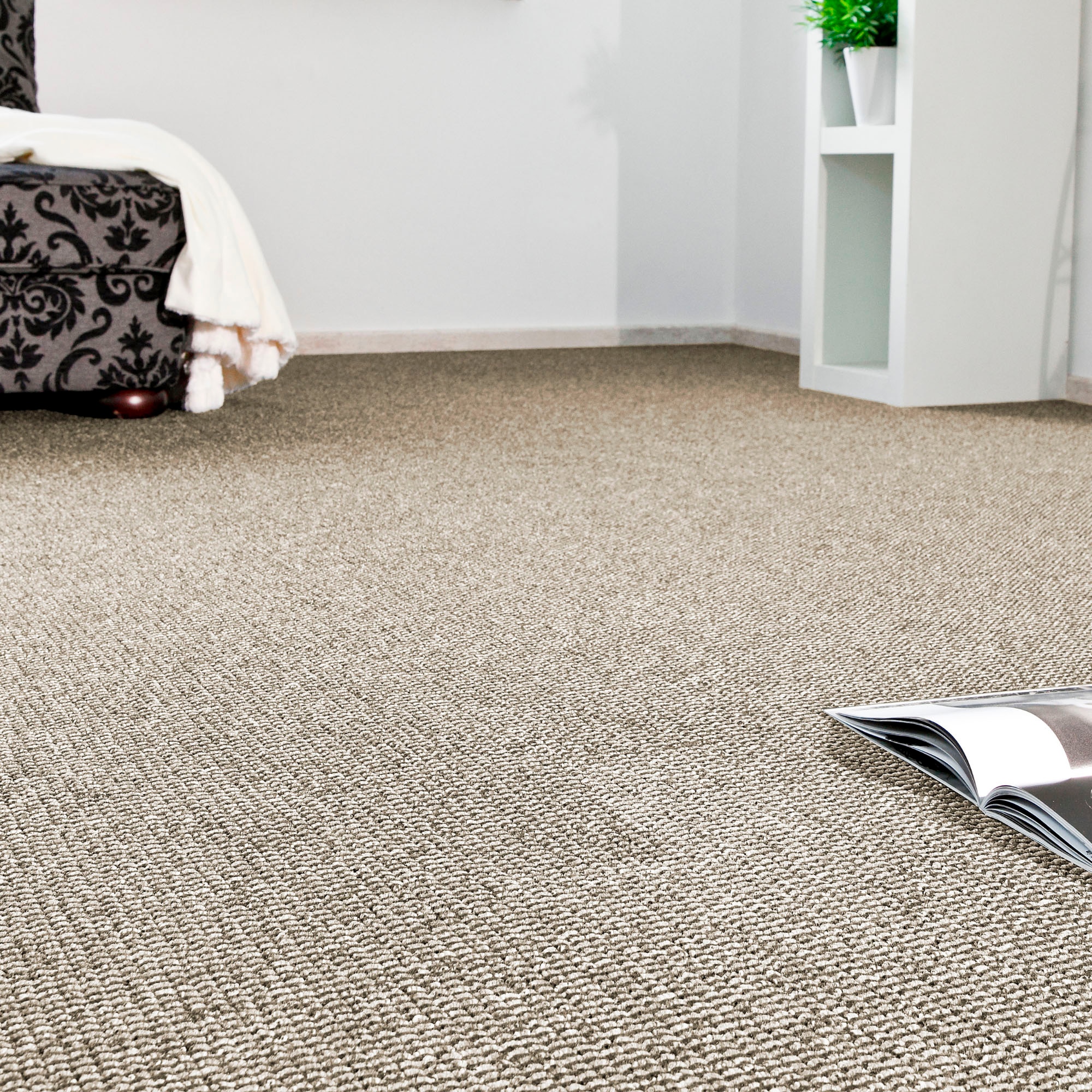 Andiamo Teppichboden "Patras, Strukturschlinge, Made in Netherlands" rechteckig 8,5 mm Höhe meliert, Breite 400 cm oder 500 cm, strapazierfähig & robust