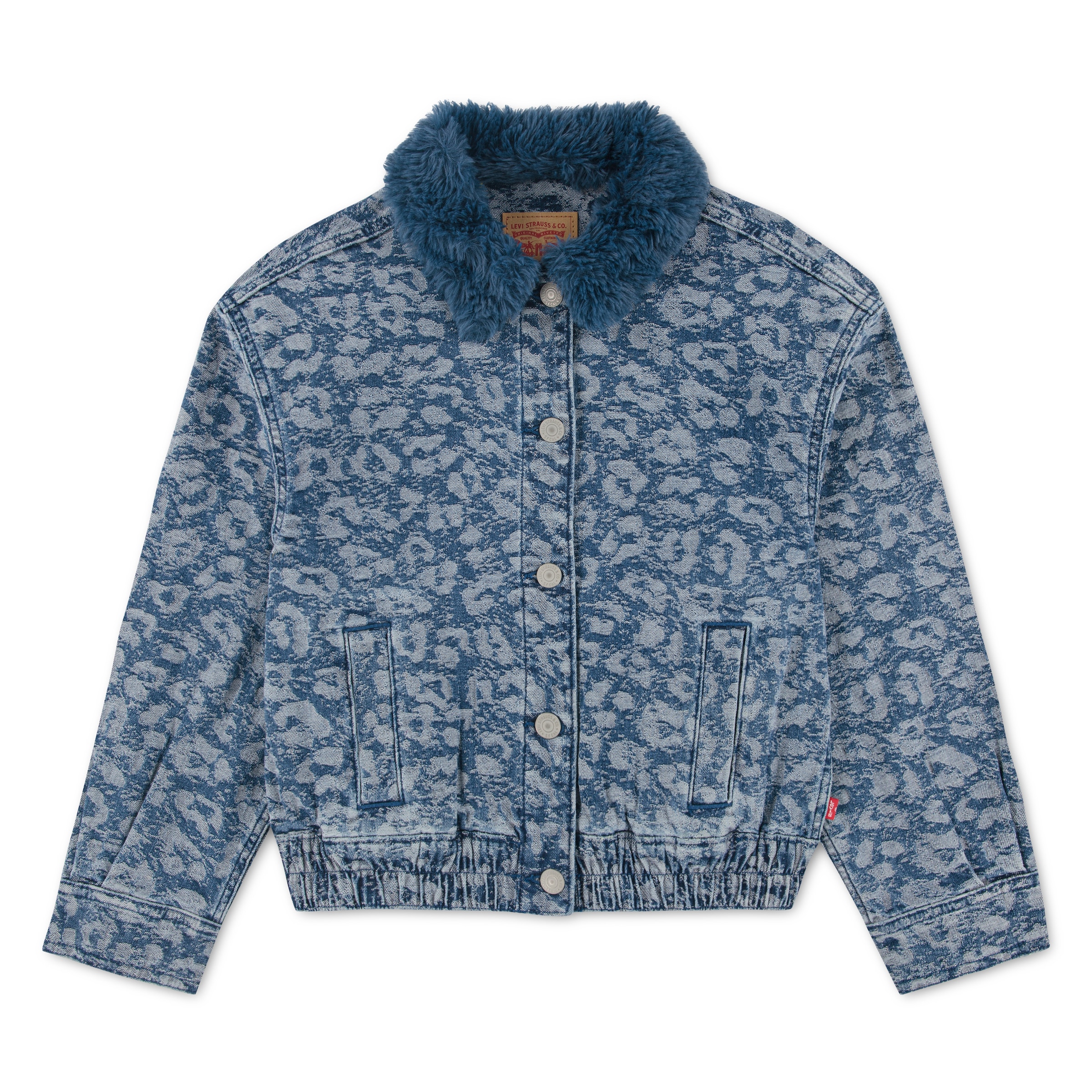 Levi's® Kids Jeansjacke mit Animal-Muster