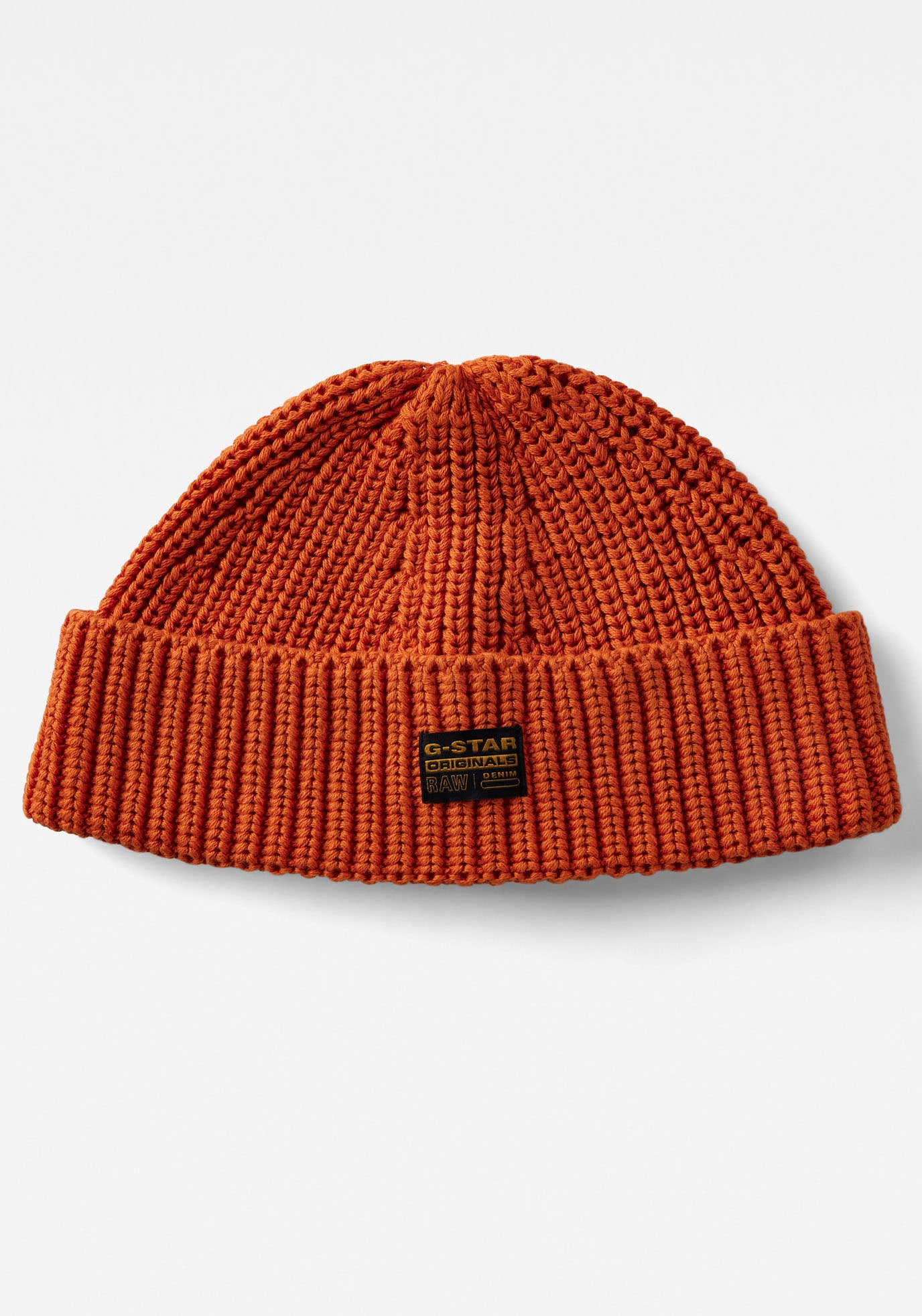 G-STAR Strickmütze »Originals Fisherman Beanie«, mit Label