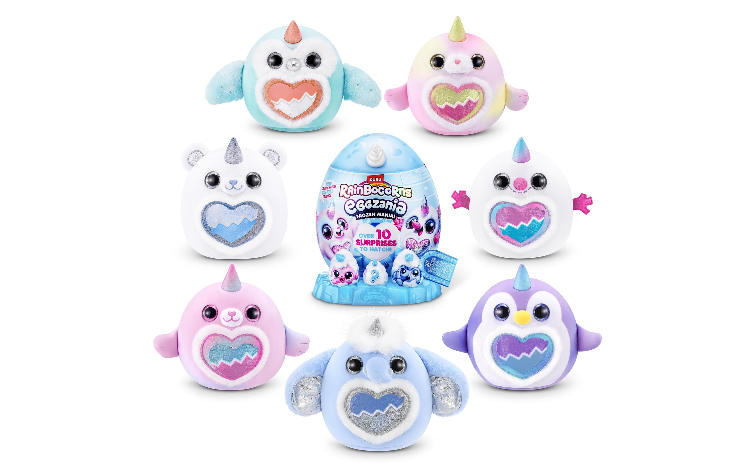 ZURU Spielfigur »Rainbocorns Eggzania Frozen Mania assortiert«
