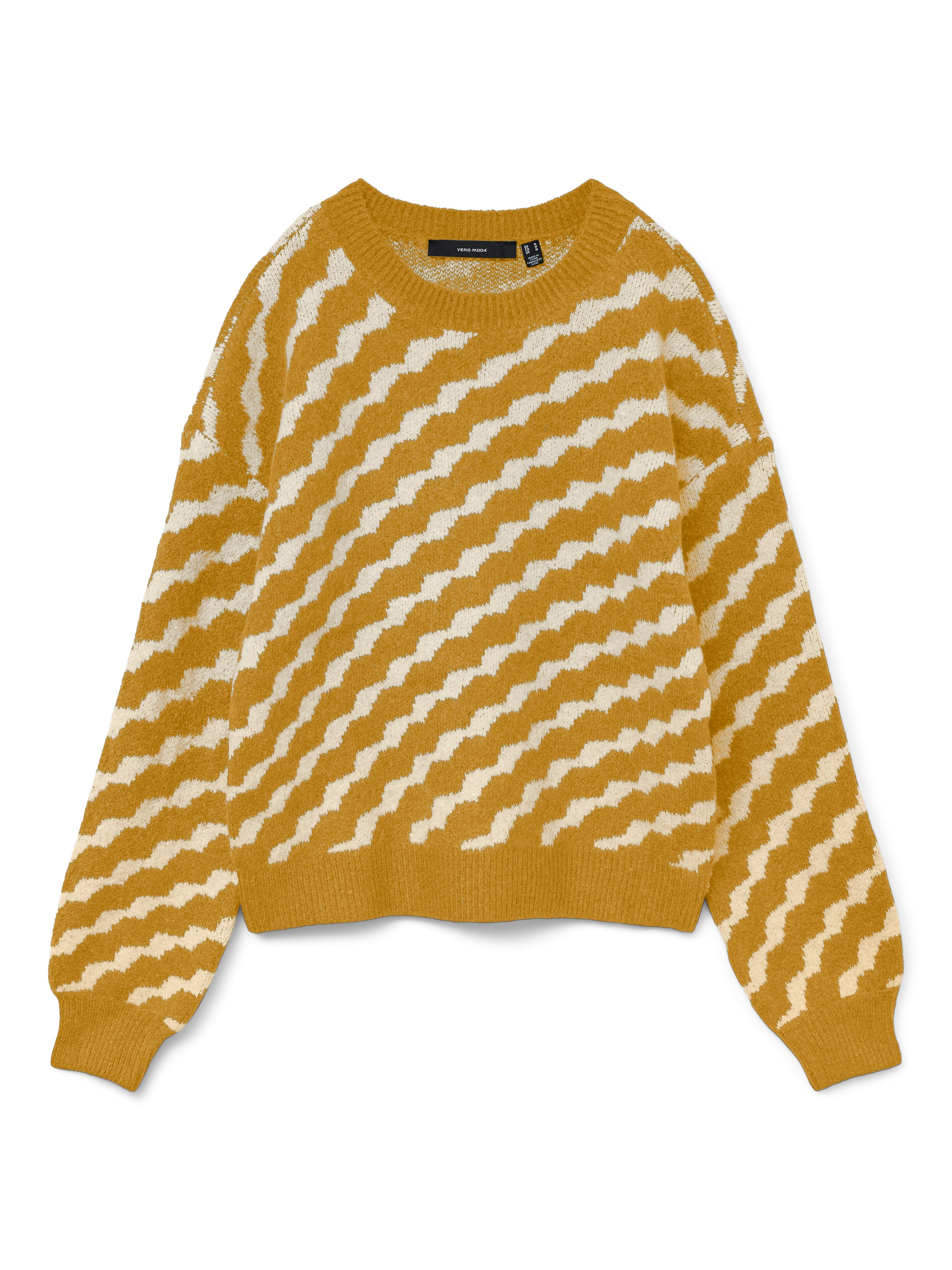 Vero Moda Rundhalspullover »VMLARA LS O-NECK PULLOVER GA BOO REP«