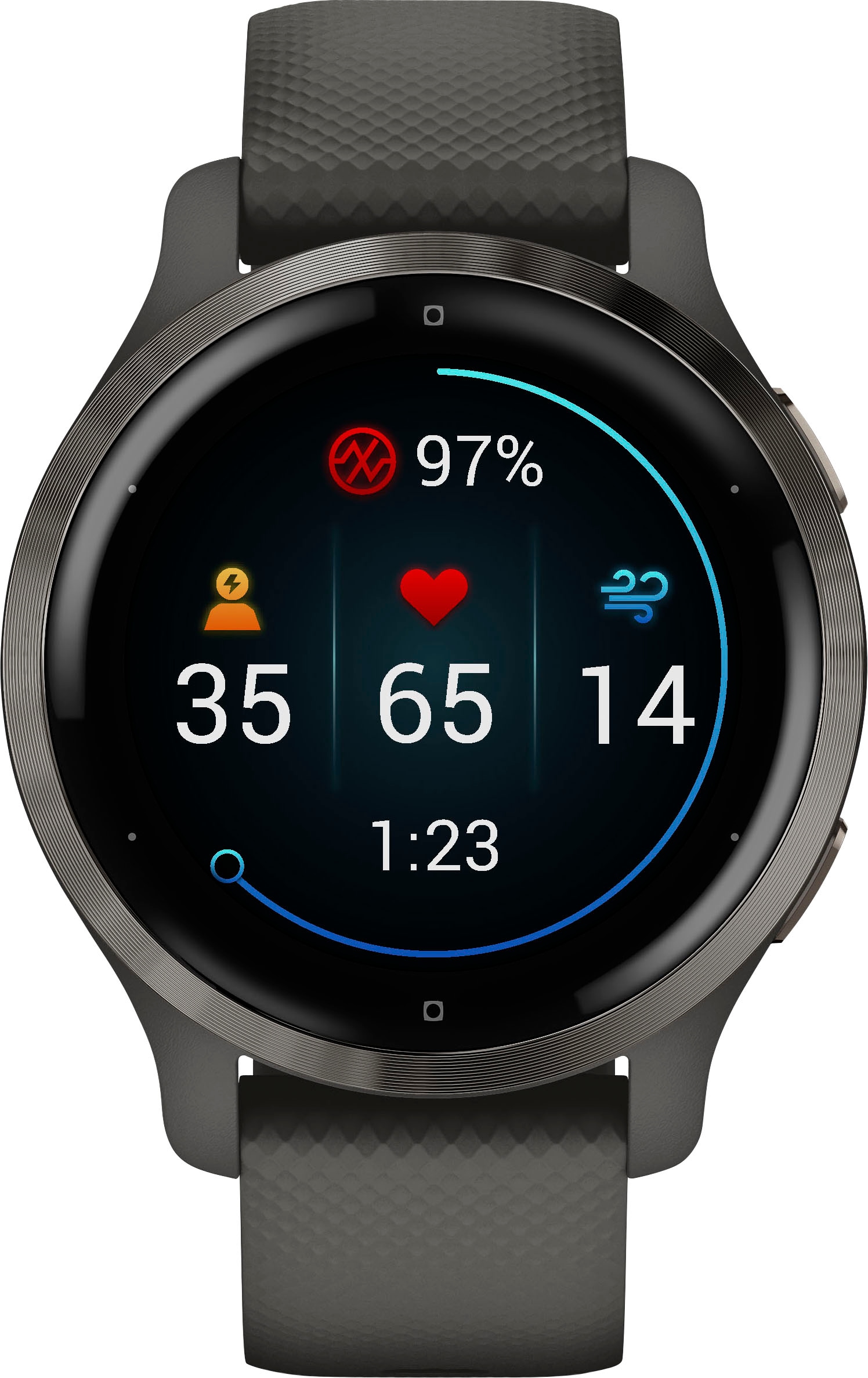 Garmin Smartwatch »Venu 2S«, (2,8 cm / 1,1 Zoll), 8 GB, 25 vorinstallierten Sport-Apps