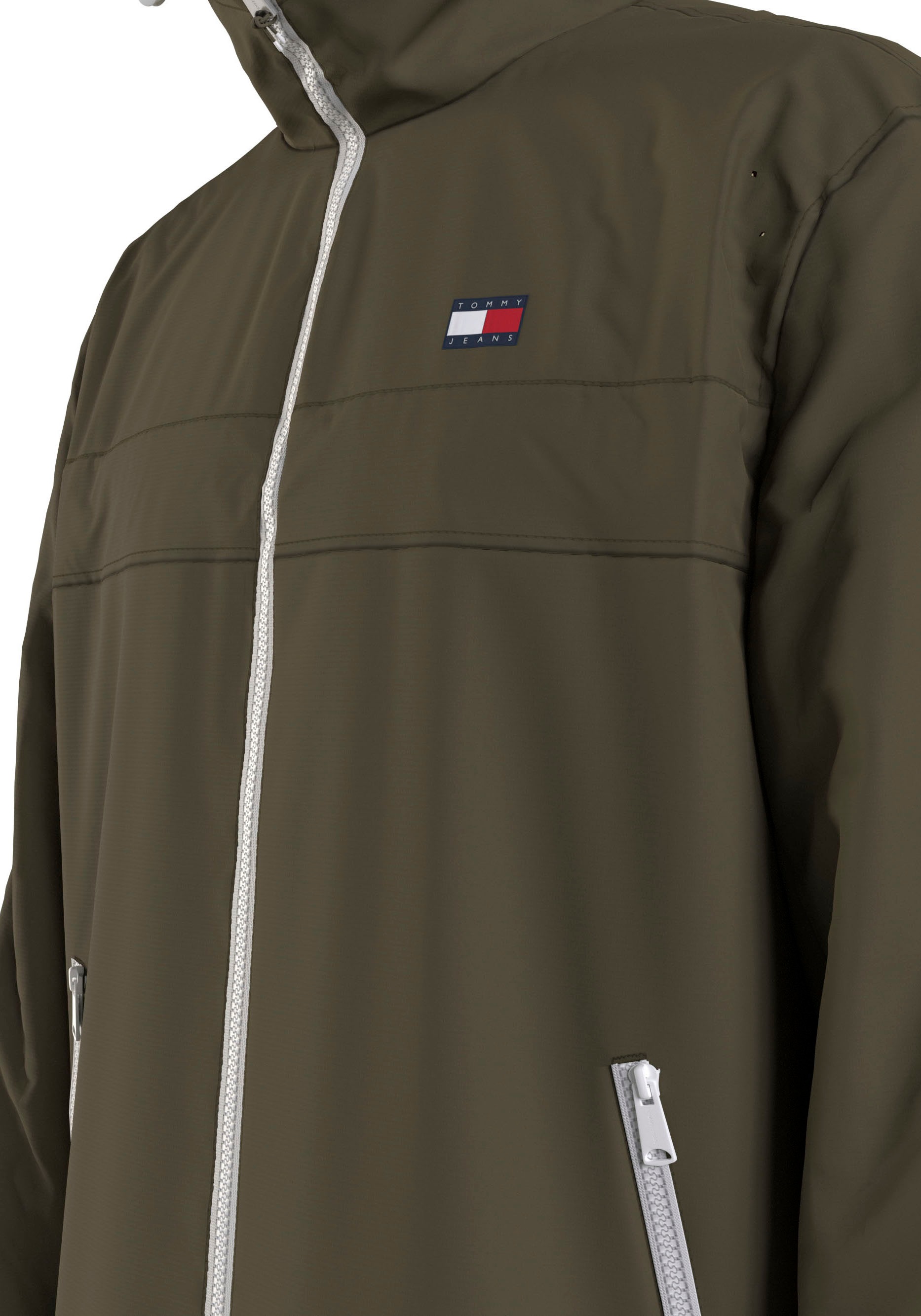 Tommy Jeans Blouson »TJM CHICAGO WINDBREAKER EXT«, mit Kapuze, mit Kapuze