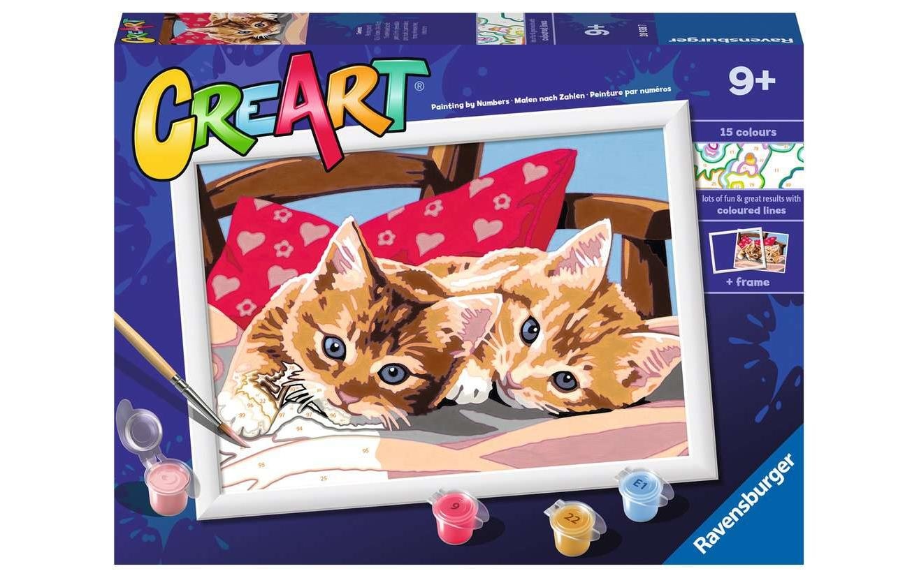 Ravensburger Malen nach Zahlen »MnZ Serie D Two Cuddly Cats«