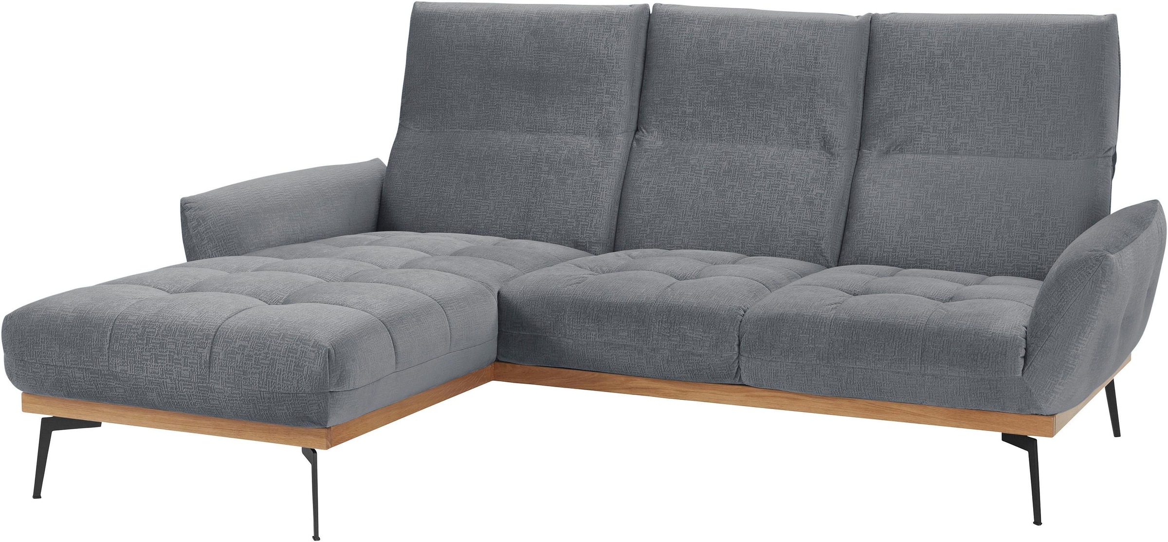 exxpo - sofa fashion Ecksofa »Palic, inkl. Rückenverstellung, bequem, elegant, Breite 245cm, L-Form«