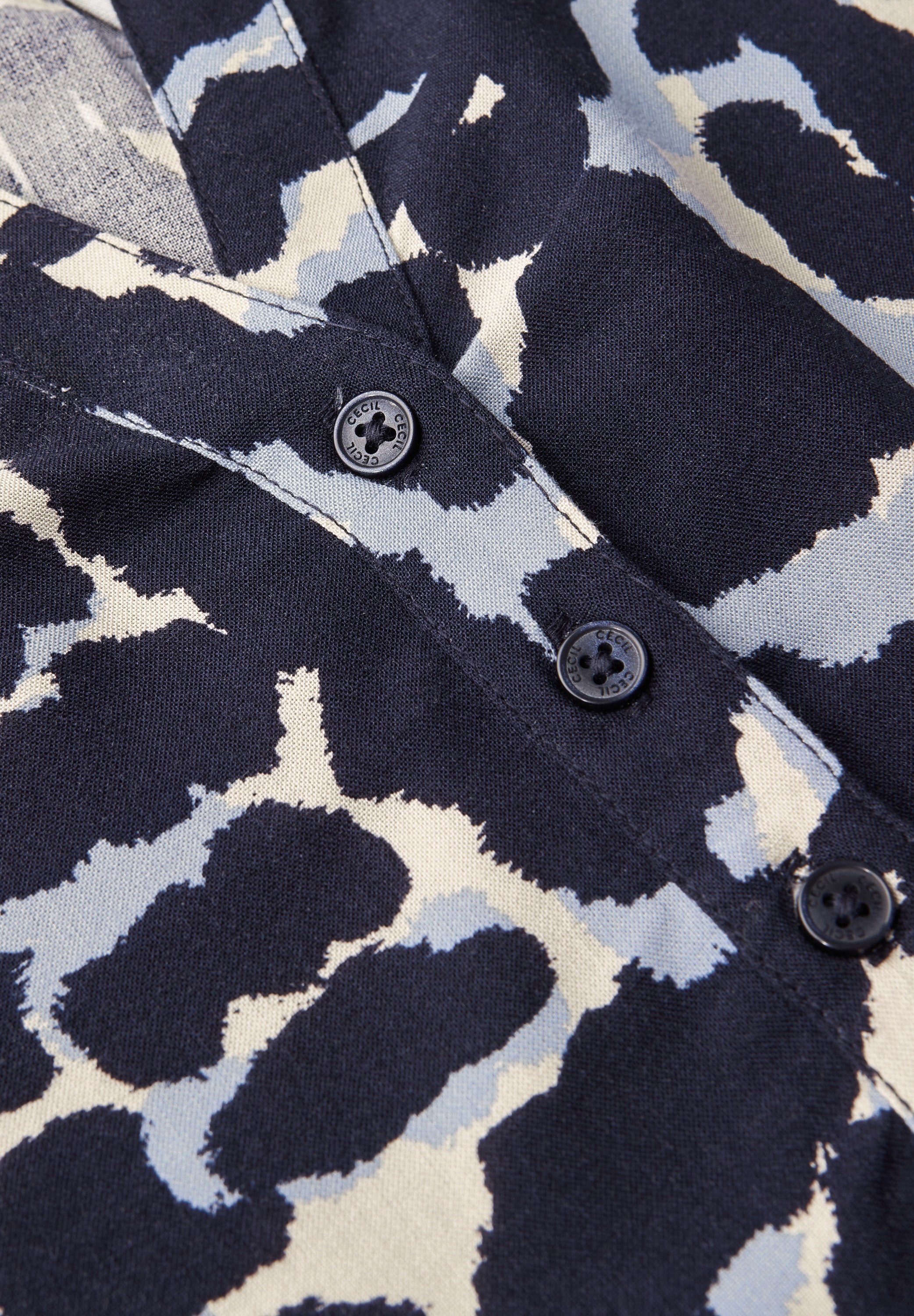 Cecil Langarmbluse, mit All-Over Print