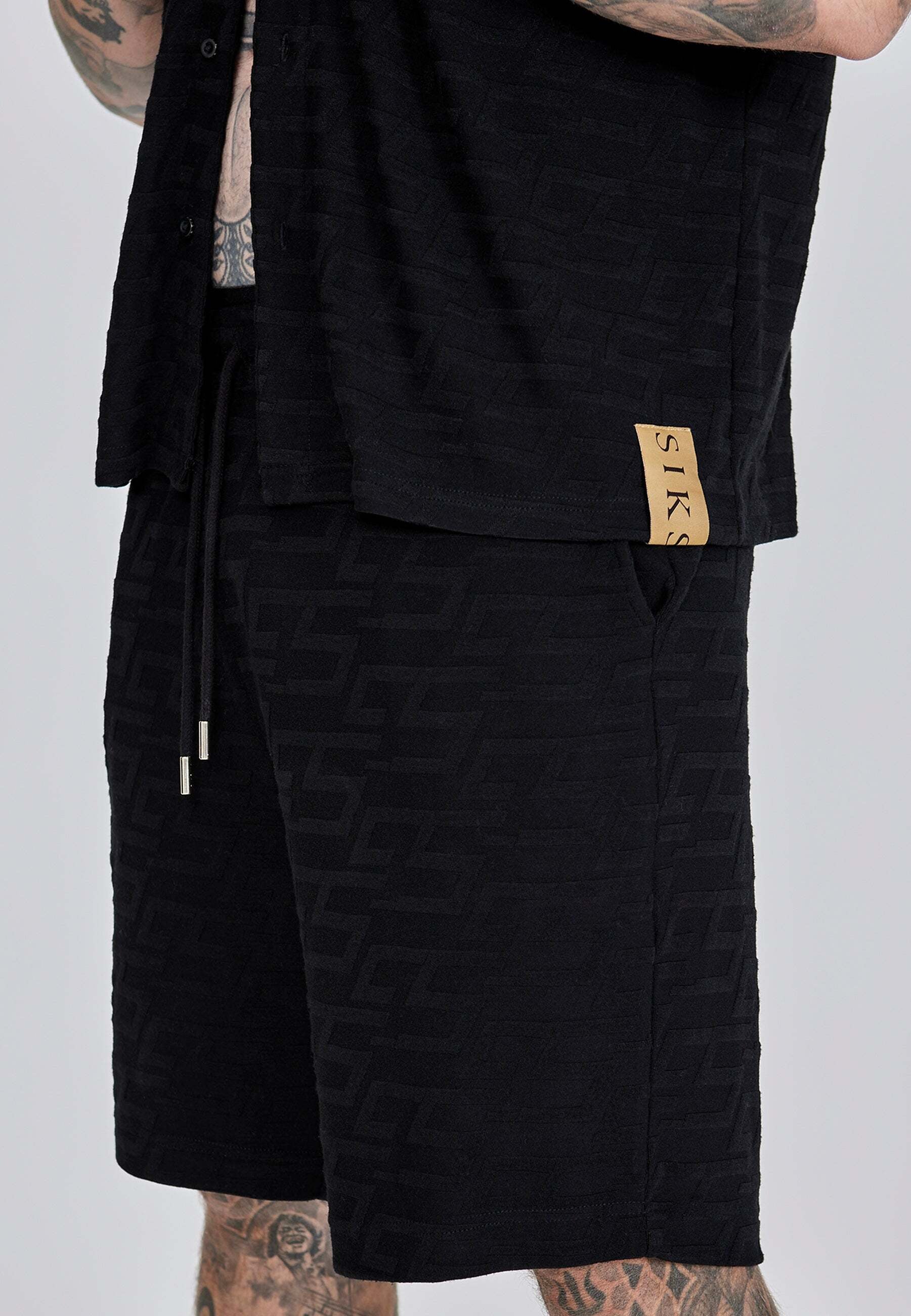 Siksilk Kurzarmhemd »Siksilk Kurzarmhemd Towelling Shirt«