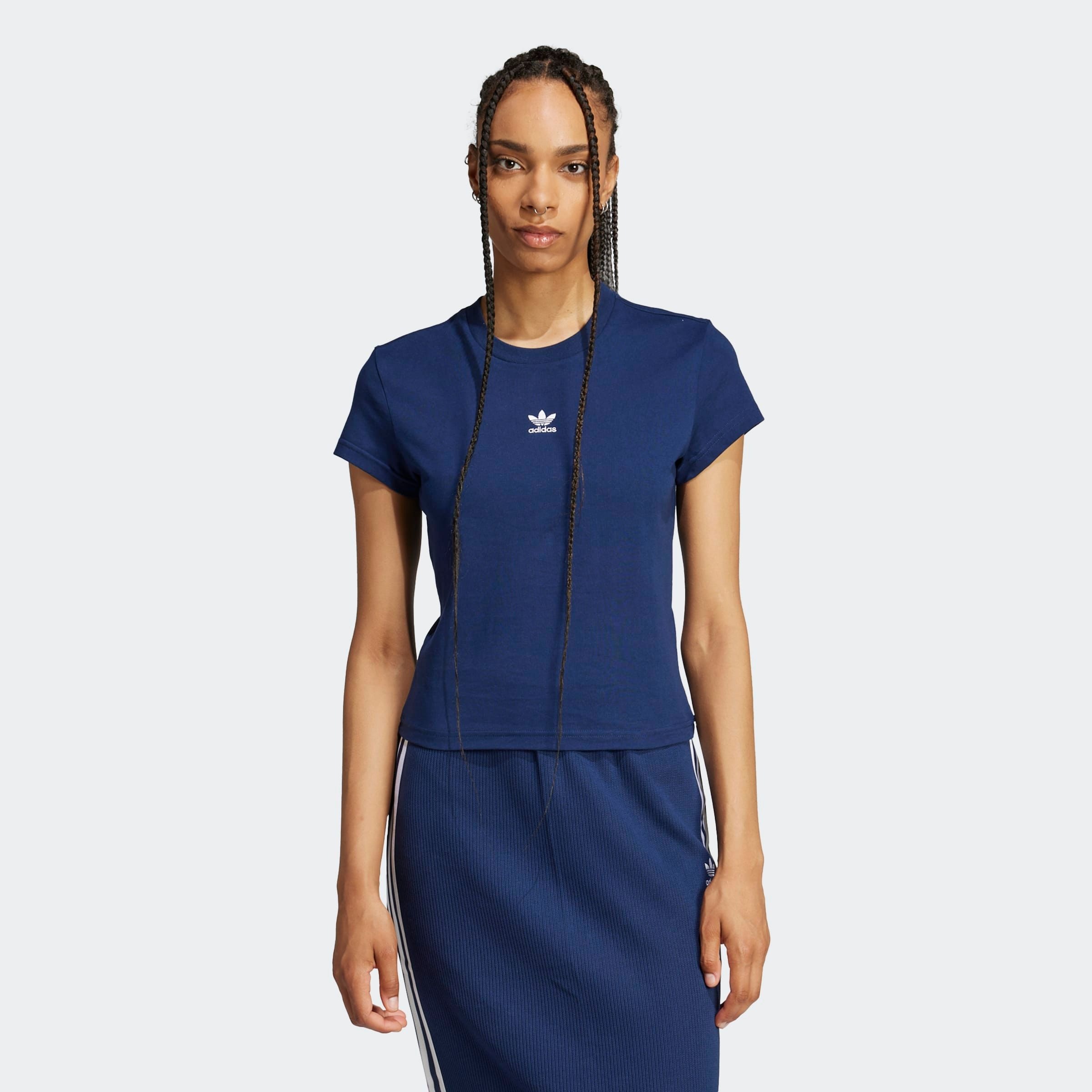 adidas Originals T-Shirt »ESS SLIM TEE« sportlicher Stil, schmale Silhouette, aus Single Jersey