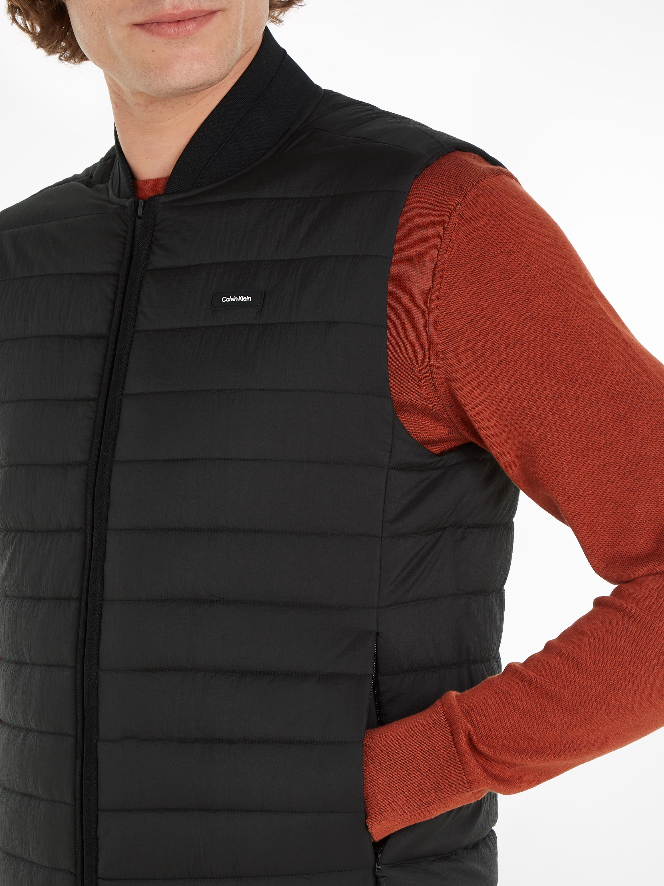 Calvin Klein Steppweste »PACKABLE CRINKLE QUILT VEST«