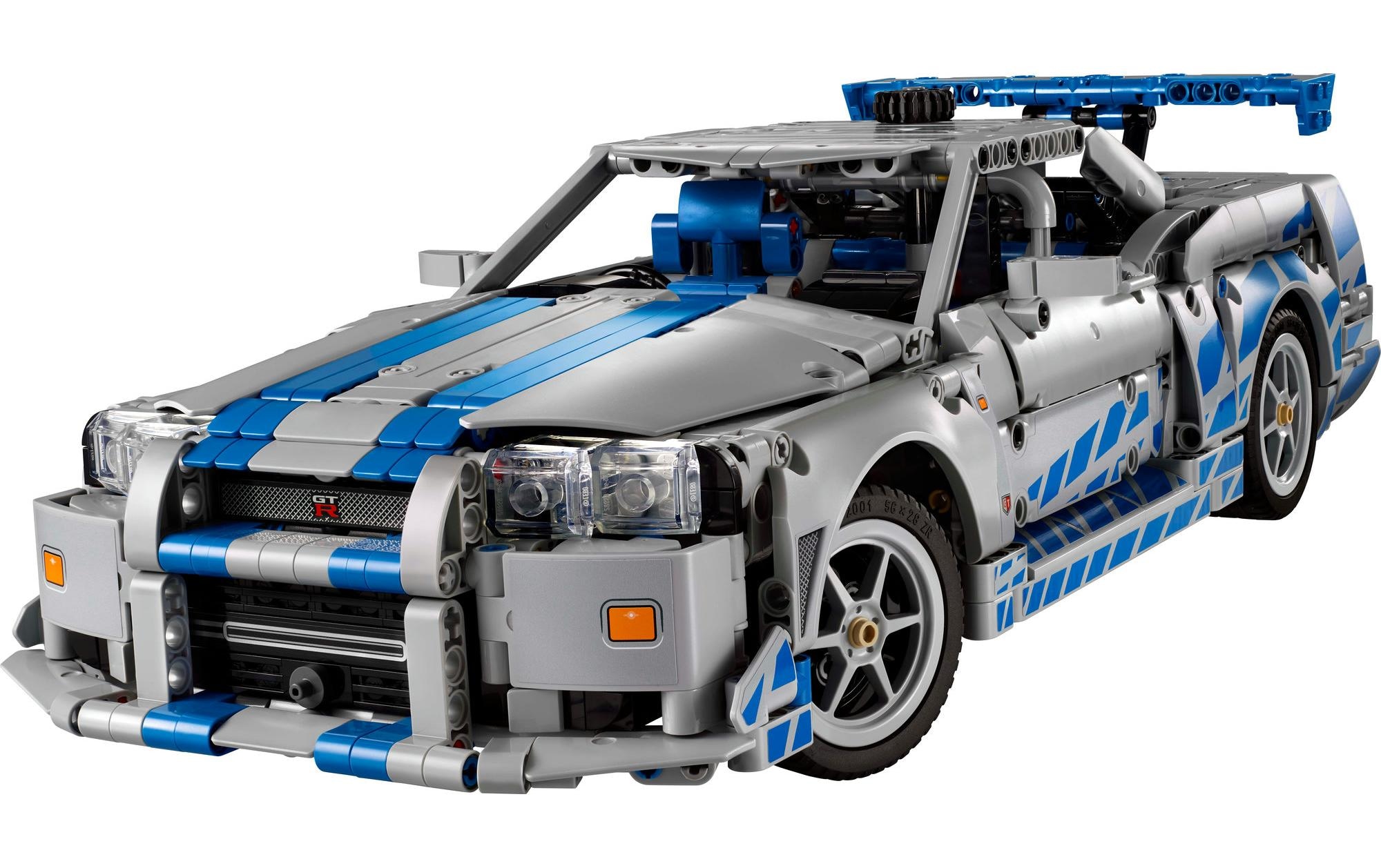 LEGO® Spielbausteine »Technic 2 Fast 2 Furious Nissan Skyline GT-R (R34) 42210«, (1410 St.)