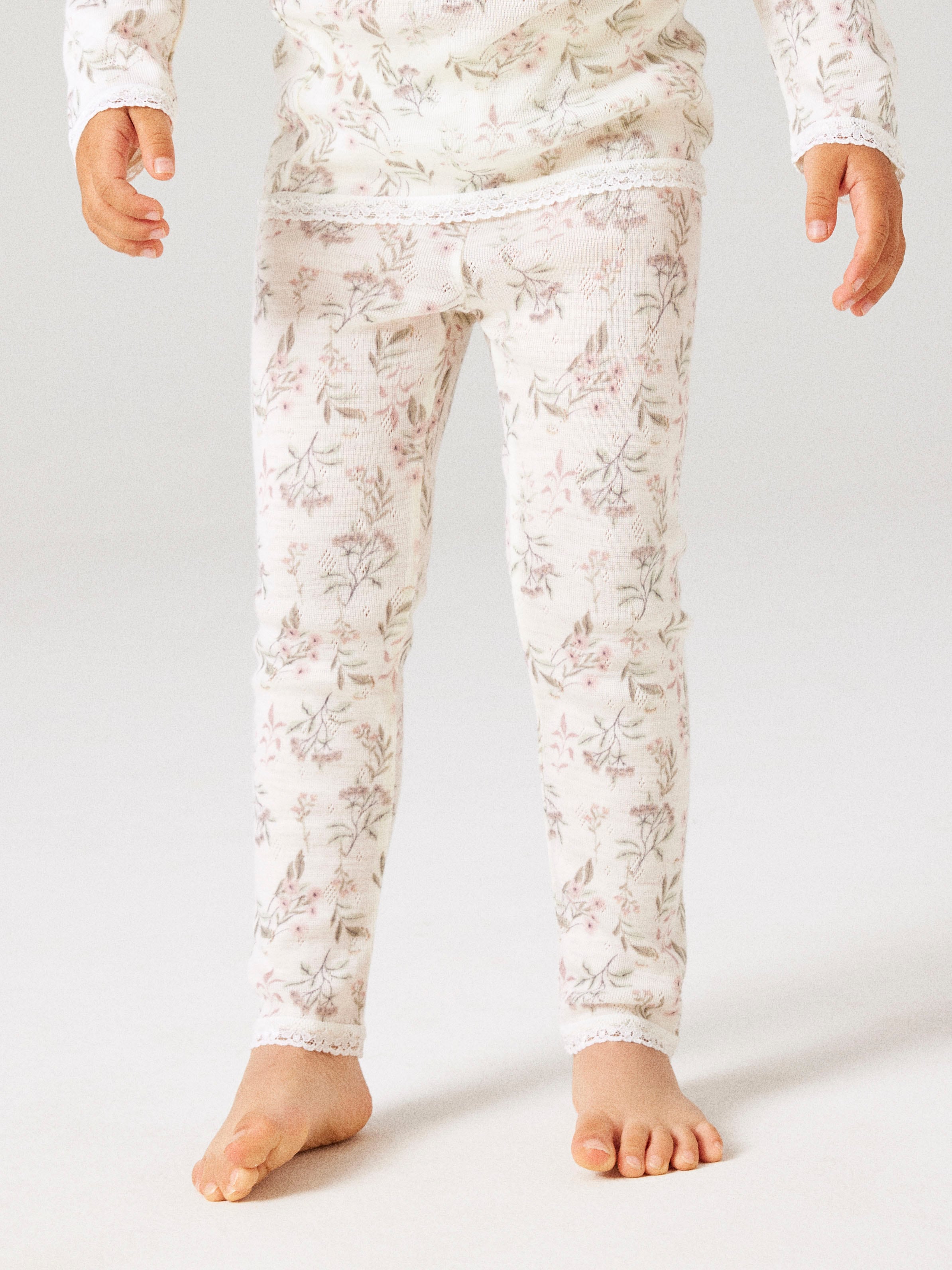 Name It Leggings "NMFWANG WOOL NEEDLE LEGGING NOOS" Wolle, regular fit