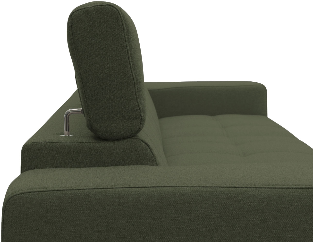 DOMO collection 2-Sitzer »Trento, mit Kufenfuss oder Einzelfuss«, wahlweise mit Kopfteilverstellung und in zwei Grössen erhältlich