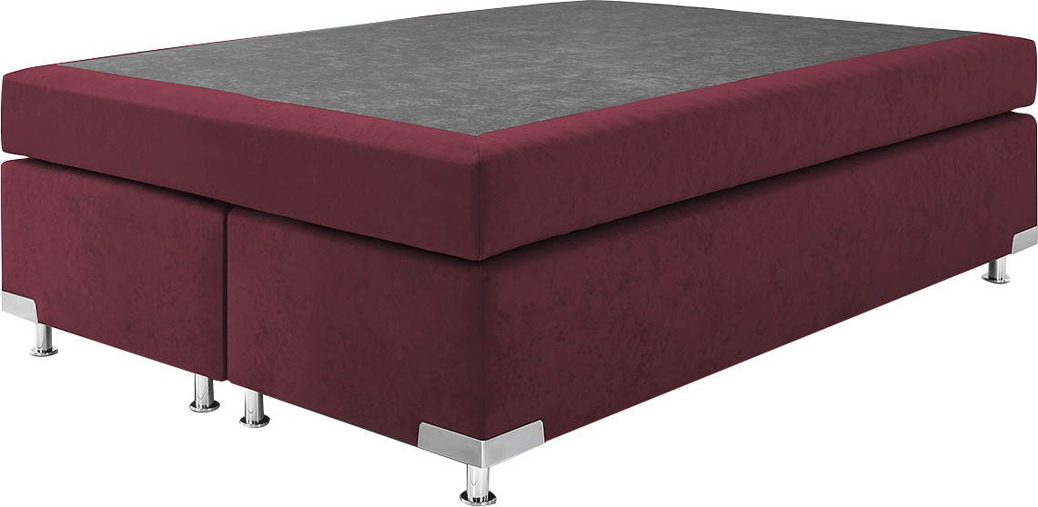 Westfalia Schlafkomfort Boxspringbett "Holland" ohne Kopfteil, frei im Raum stellbar