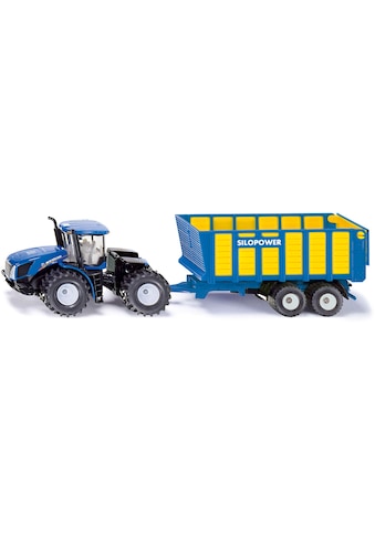 Spielzeug-Traktor »SIKU Farmer, New Holland T mit Silagewagen (1947)«