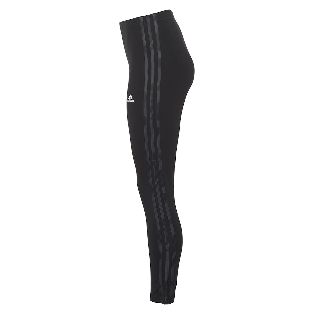 adidas Sportswear Leggings »FLORAL GRAPHIC 3-STREIFEN«, (1 tlg.)