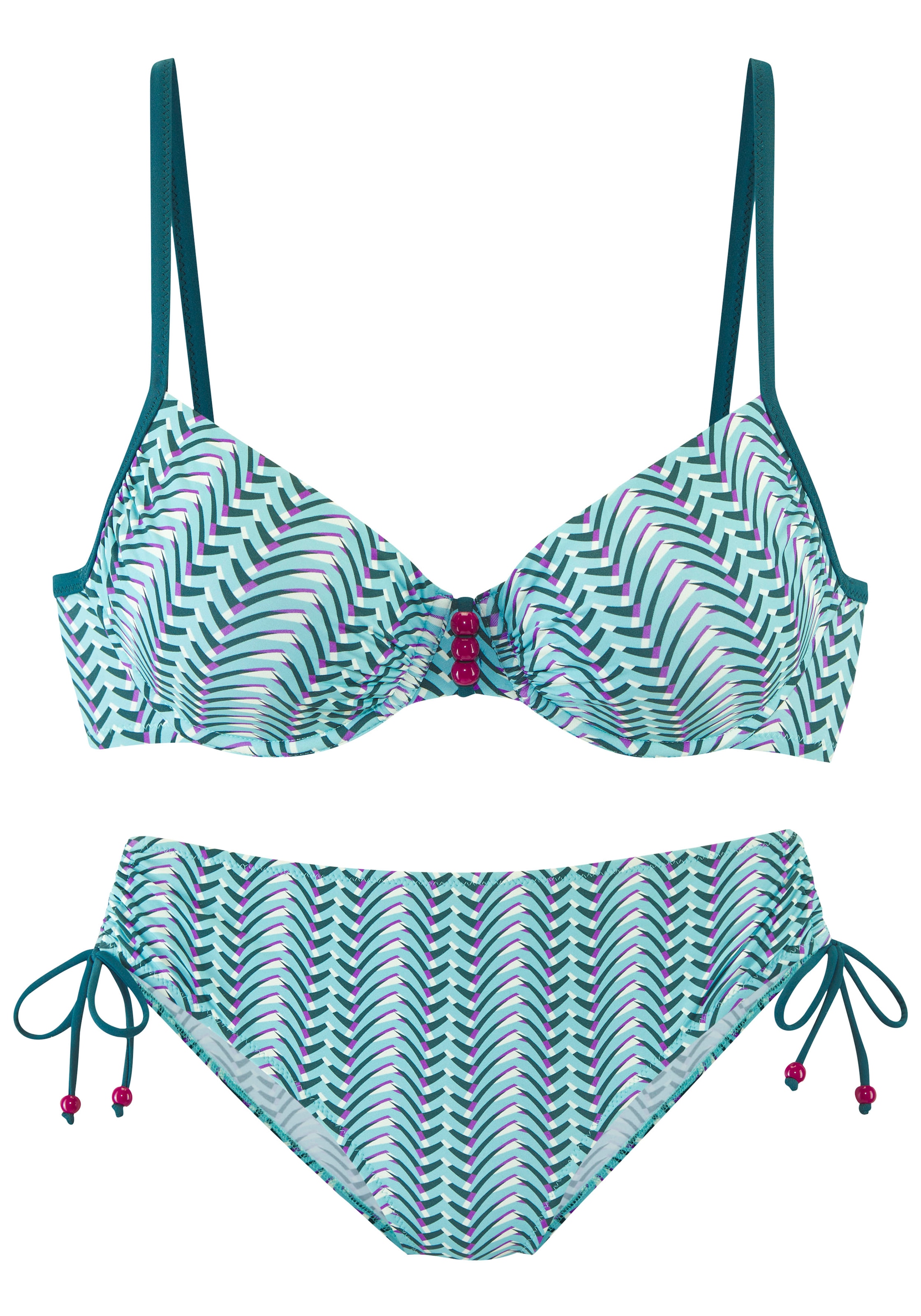Vivance Bügel-Bikini mit Zierperlen