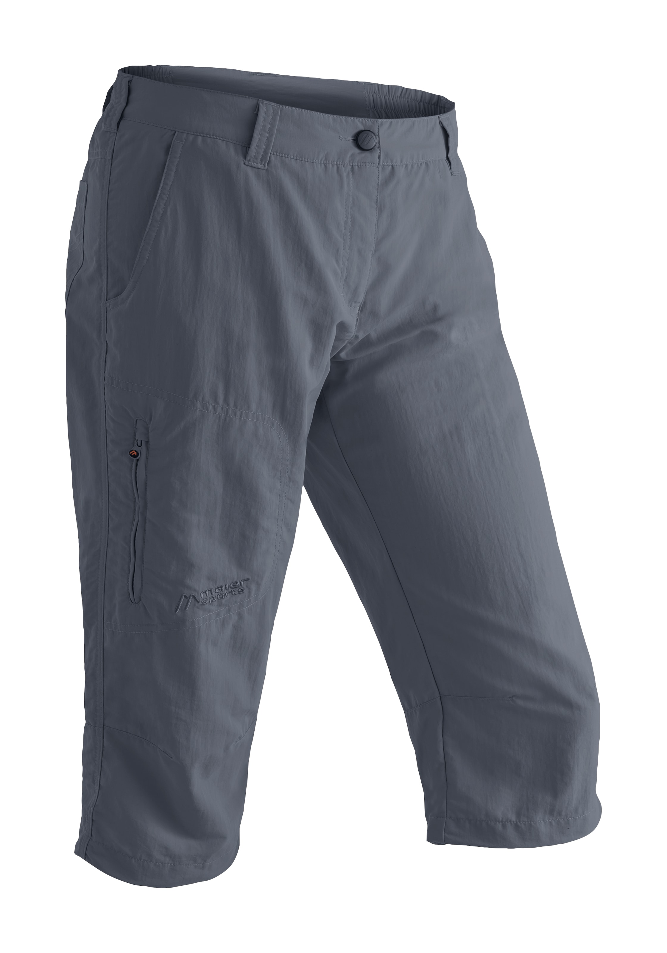 Maier Sports Caprihose "Neckar" kurze Hose Damen, luftige Wanderhose, leichte Outdoorhose, Reg Fit