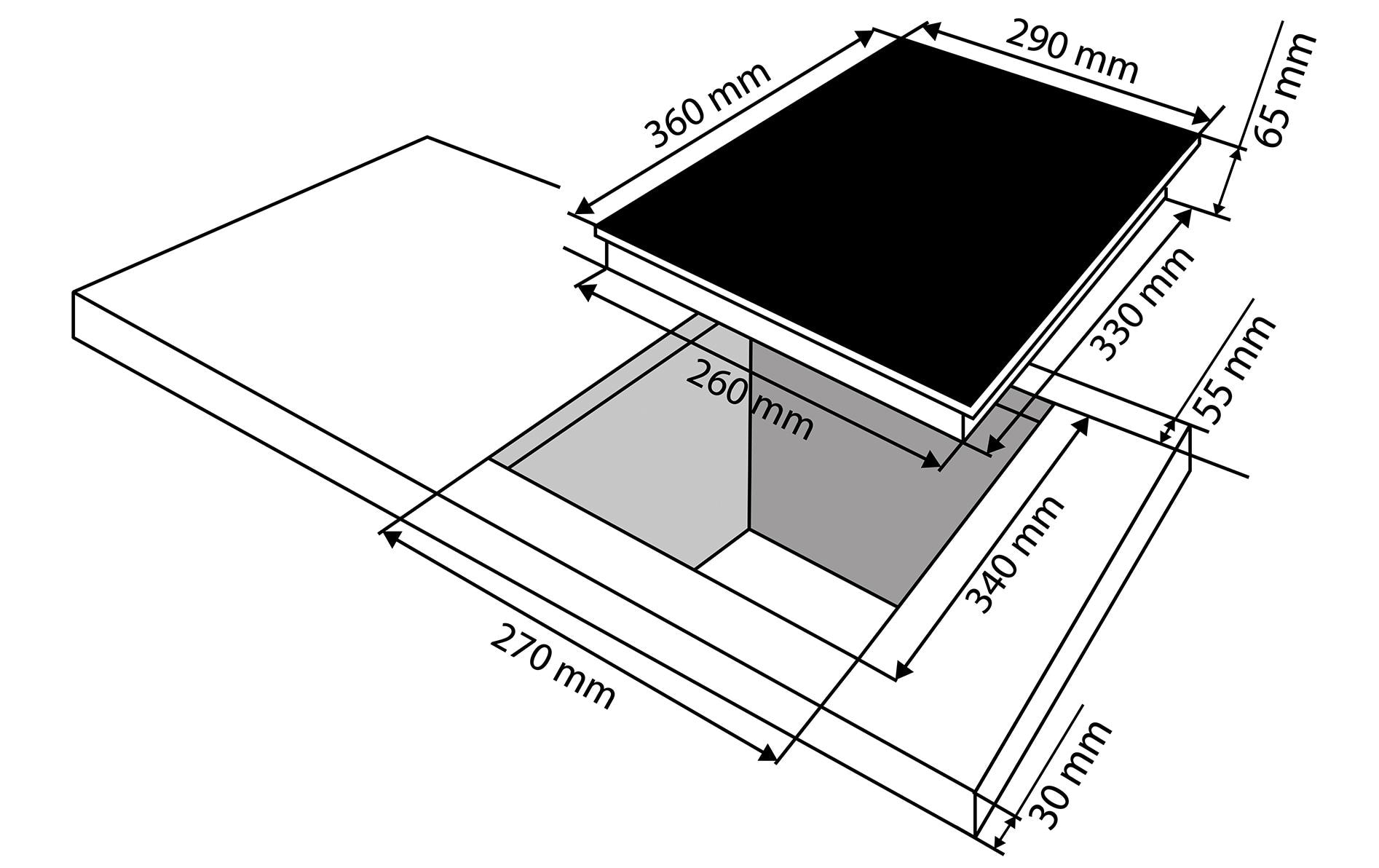 Caso Einzel-Induktionskochplatte »ProAdvanced E1 2100 W«
