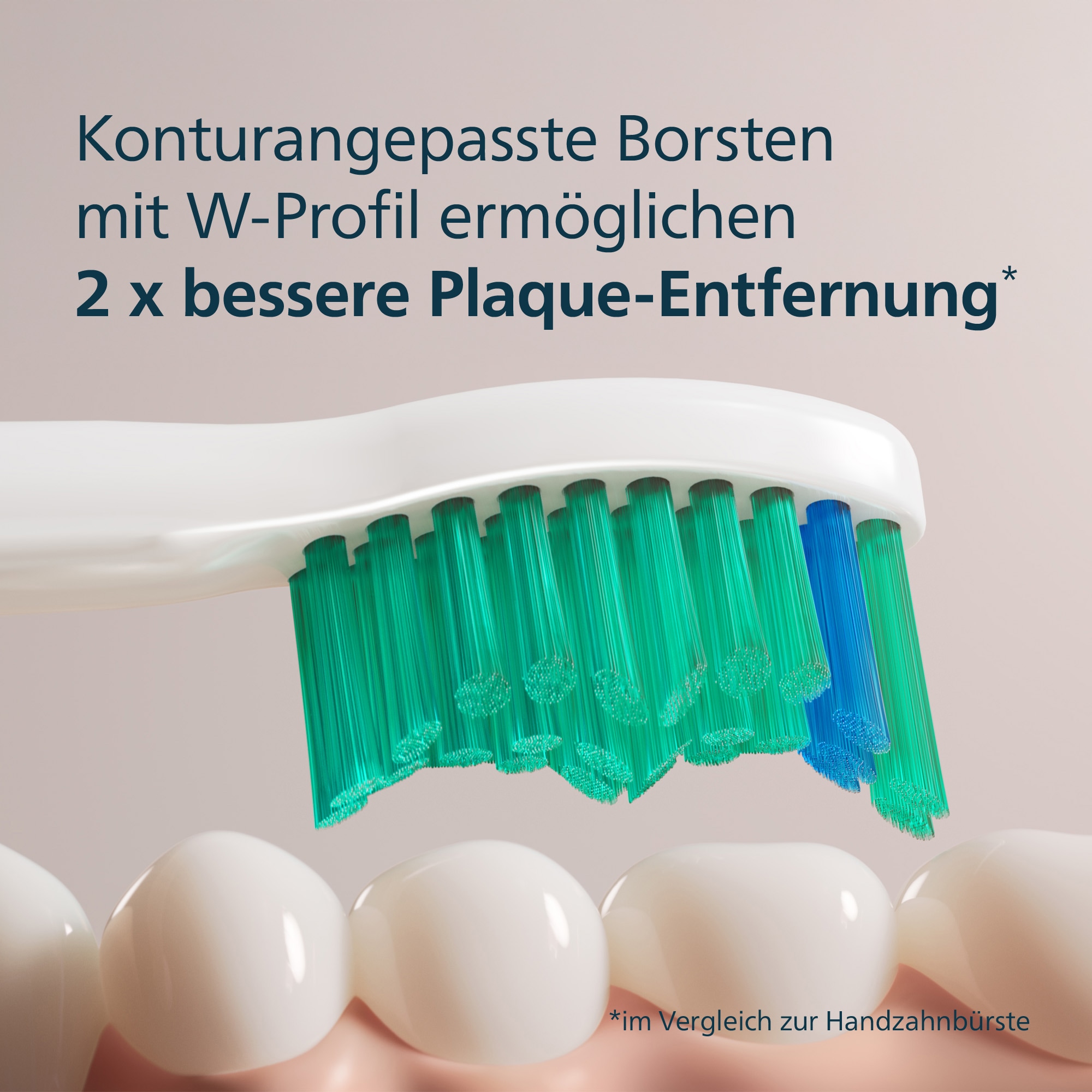 Philips Sonicare Aufsteckbürsten »C1 ProResults HX6016/87«, aufsteckbar, mit Schalltechnologie, Standardgrösse