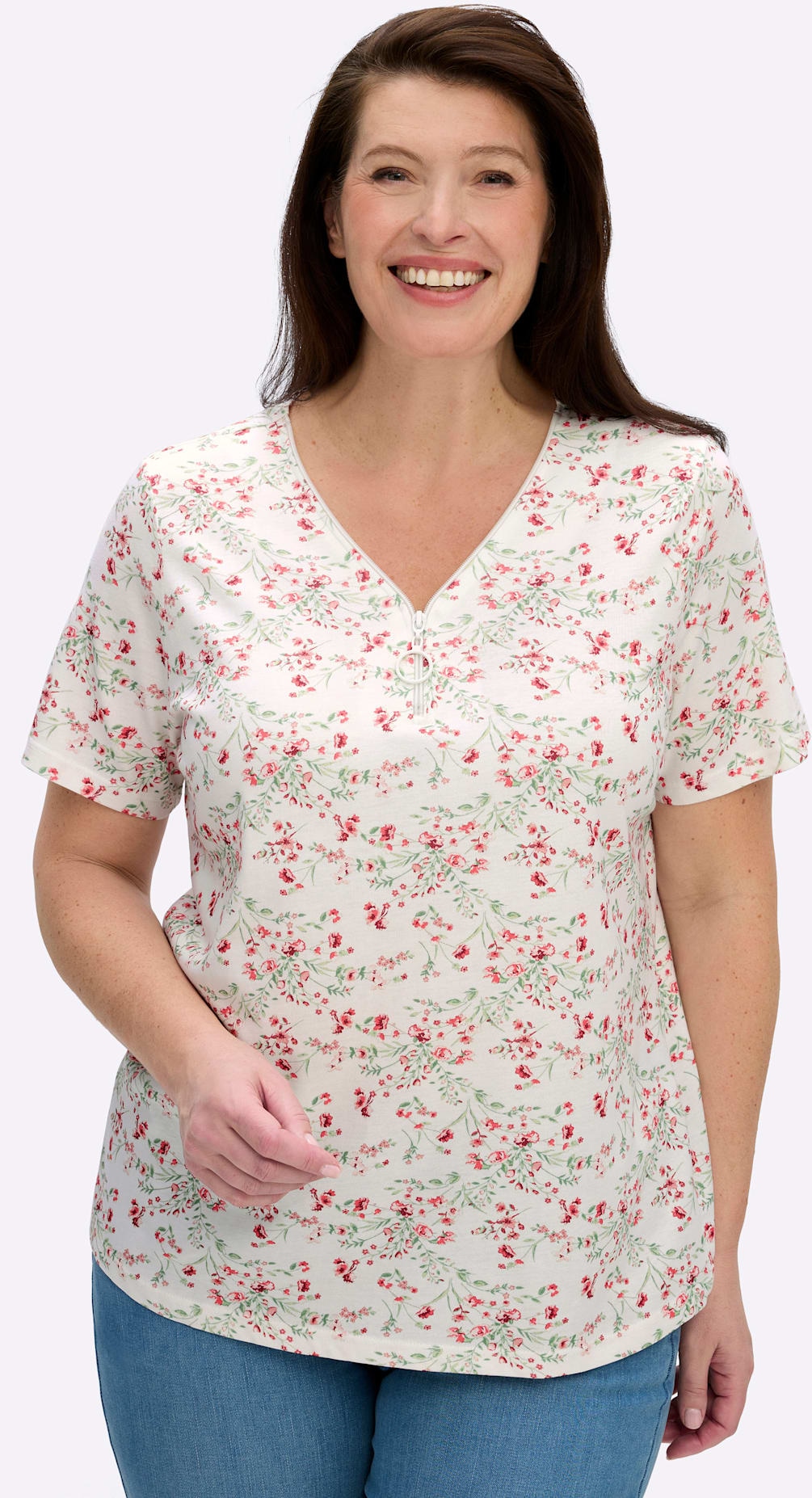 Inspirationen Kurzarmshirt »Shirt« 1 tlg.