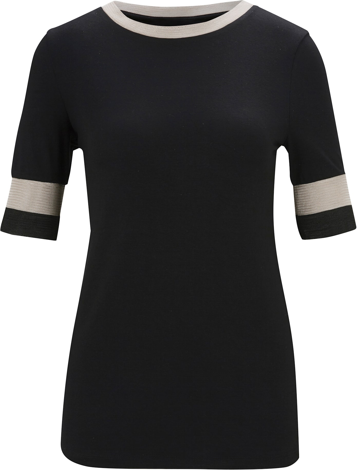 heine Rundhalsshirt »Rundhals-Shirt«, (1 tlg.)