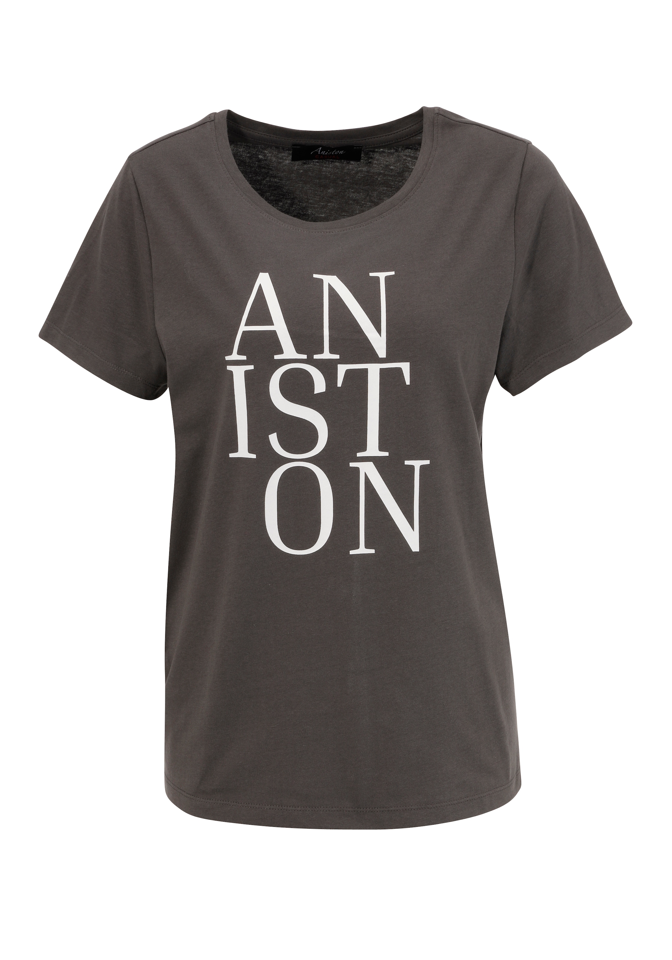 Aniston CASUAL T-Shirt, mit ANISTON-Schriftzug